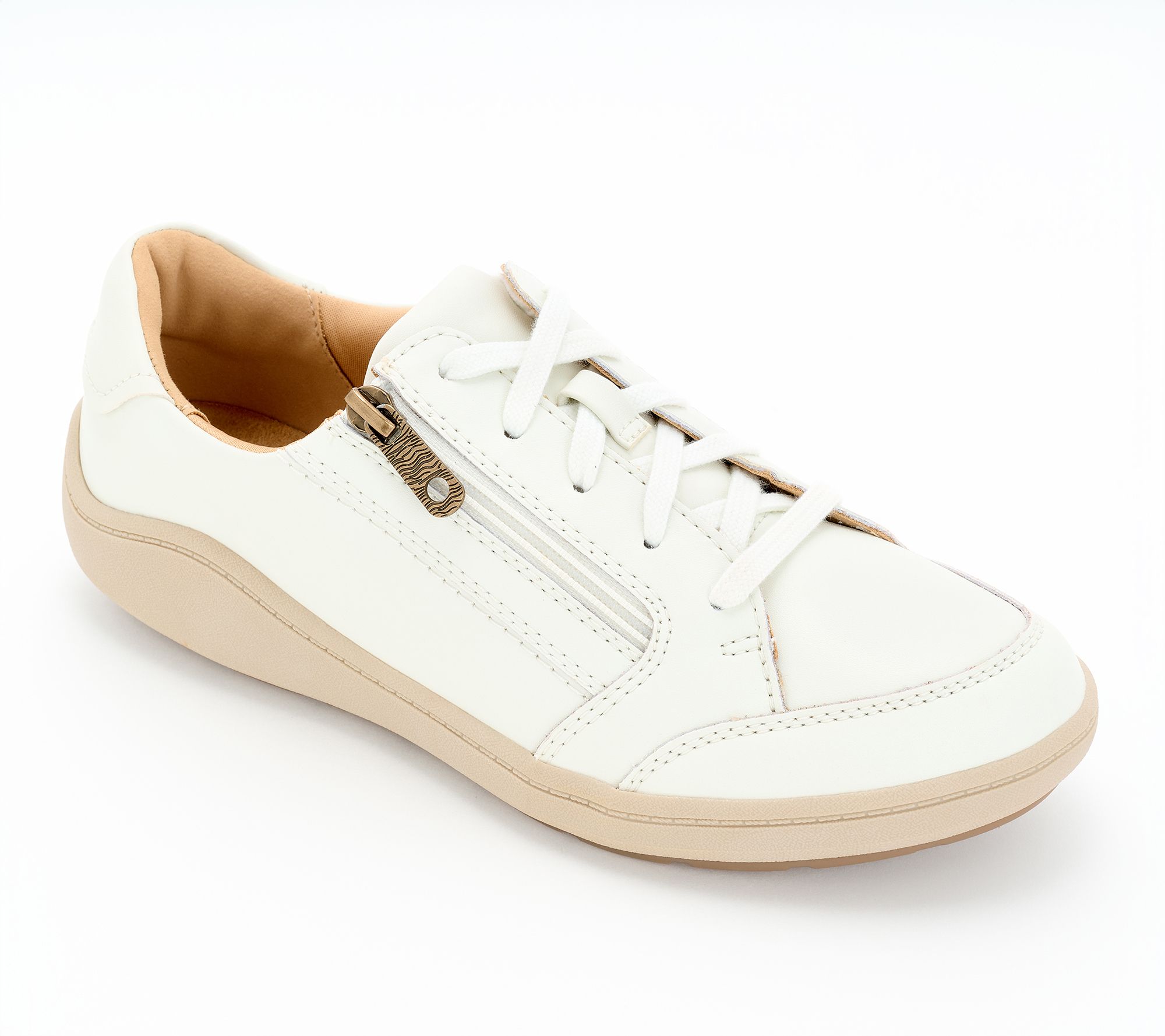"As Is" Clarks Collection Lace-Up Sneakers -Bryianne Bayla
