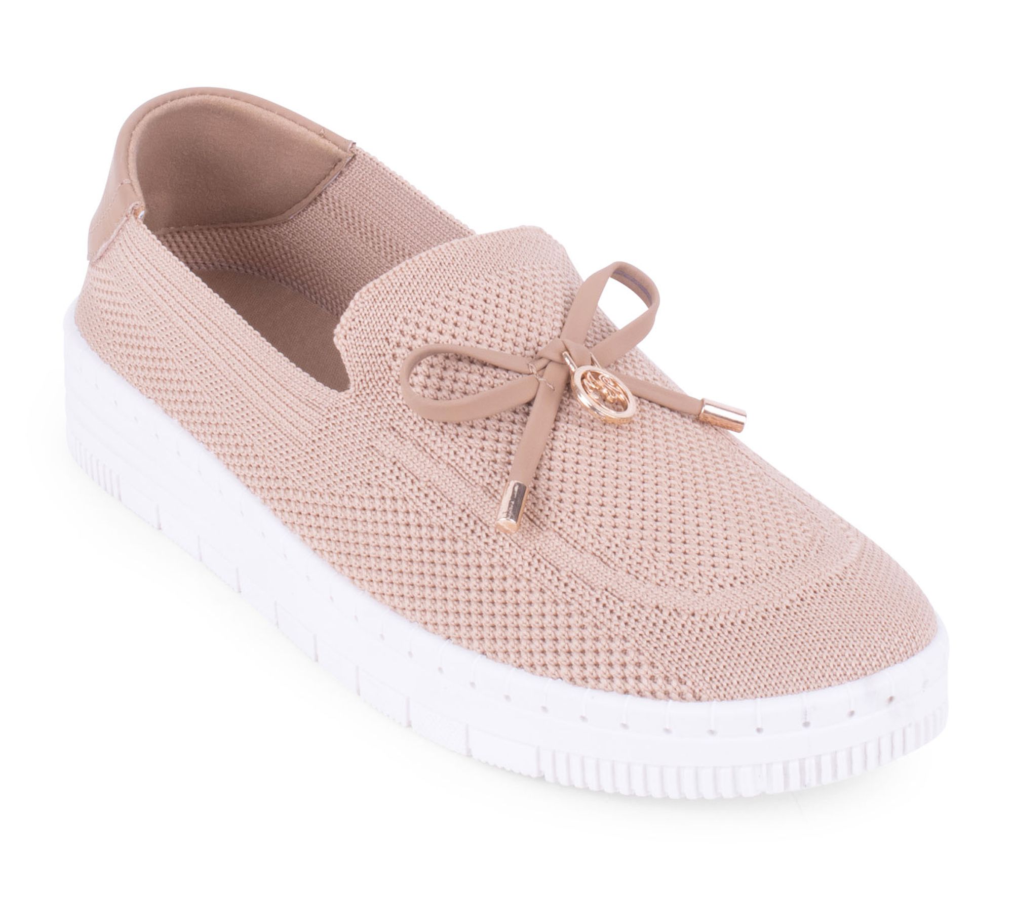 Gloria Vanderbilt Platform Knit Slip On Sneaker- Annette