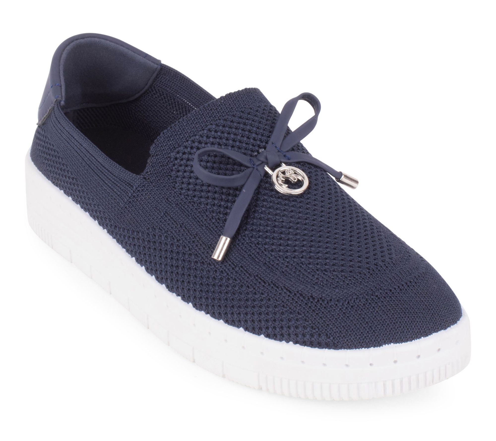 Gloria Vanderbilt Platform Knit Slip On Sneaker- Annette