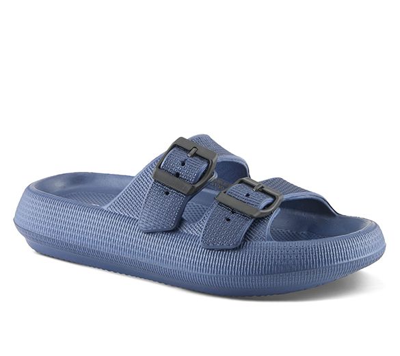 Flexus by Spring Step Two-Strap Slide Sandals - Bubbles