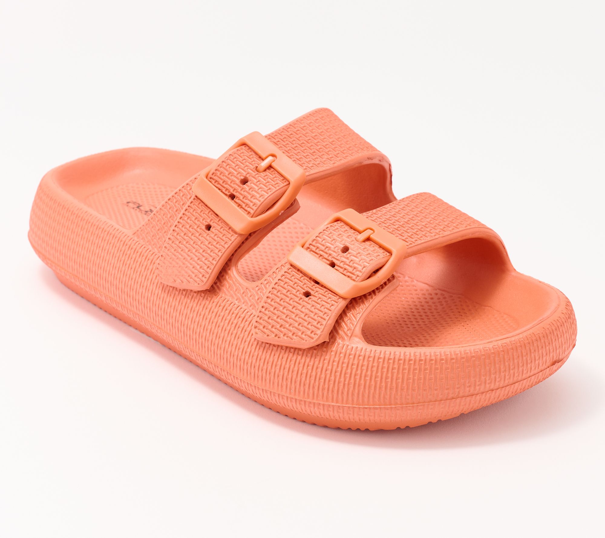Flexus by Spring Step Two-Strap Slide Sandals - Bubbles