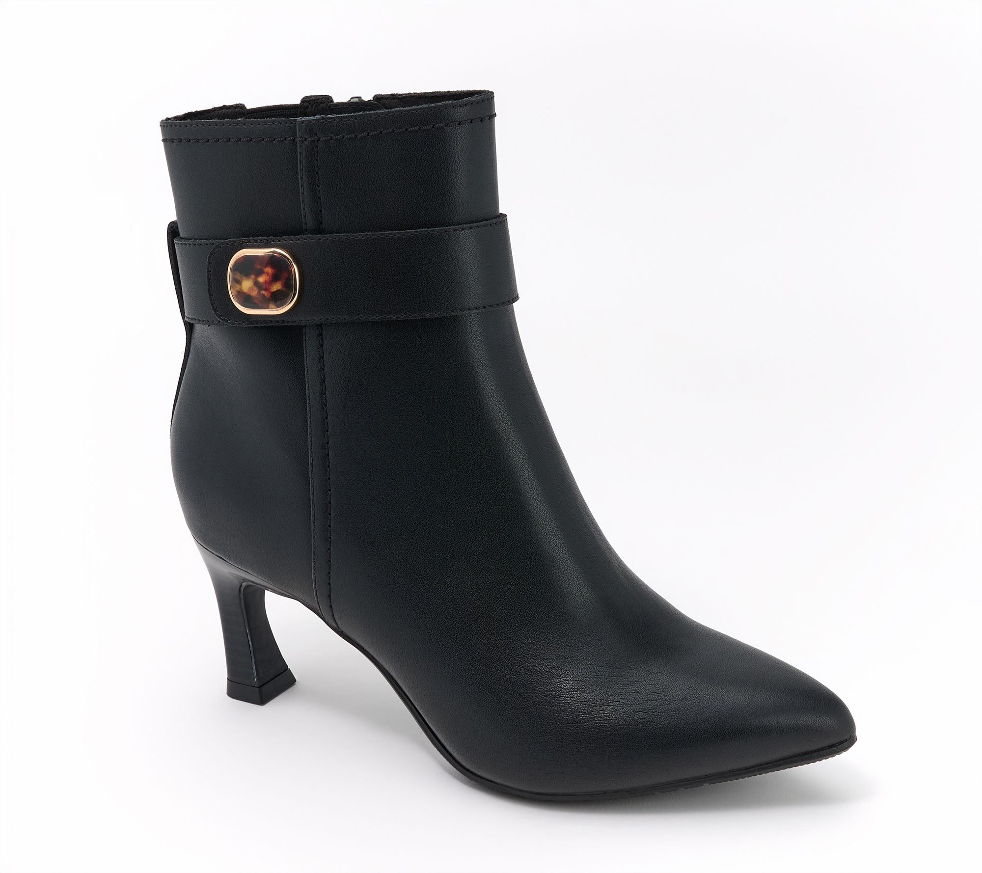  Clarks Collection Leather or Textile Booties -Tammitha Nora - A736283