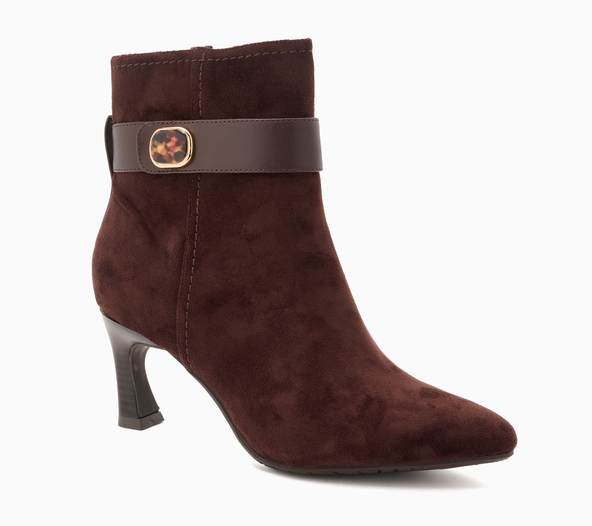 Clarks Collection Leather or Textile Booties -Tammitha Nora