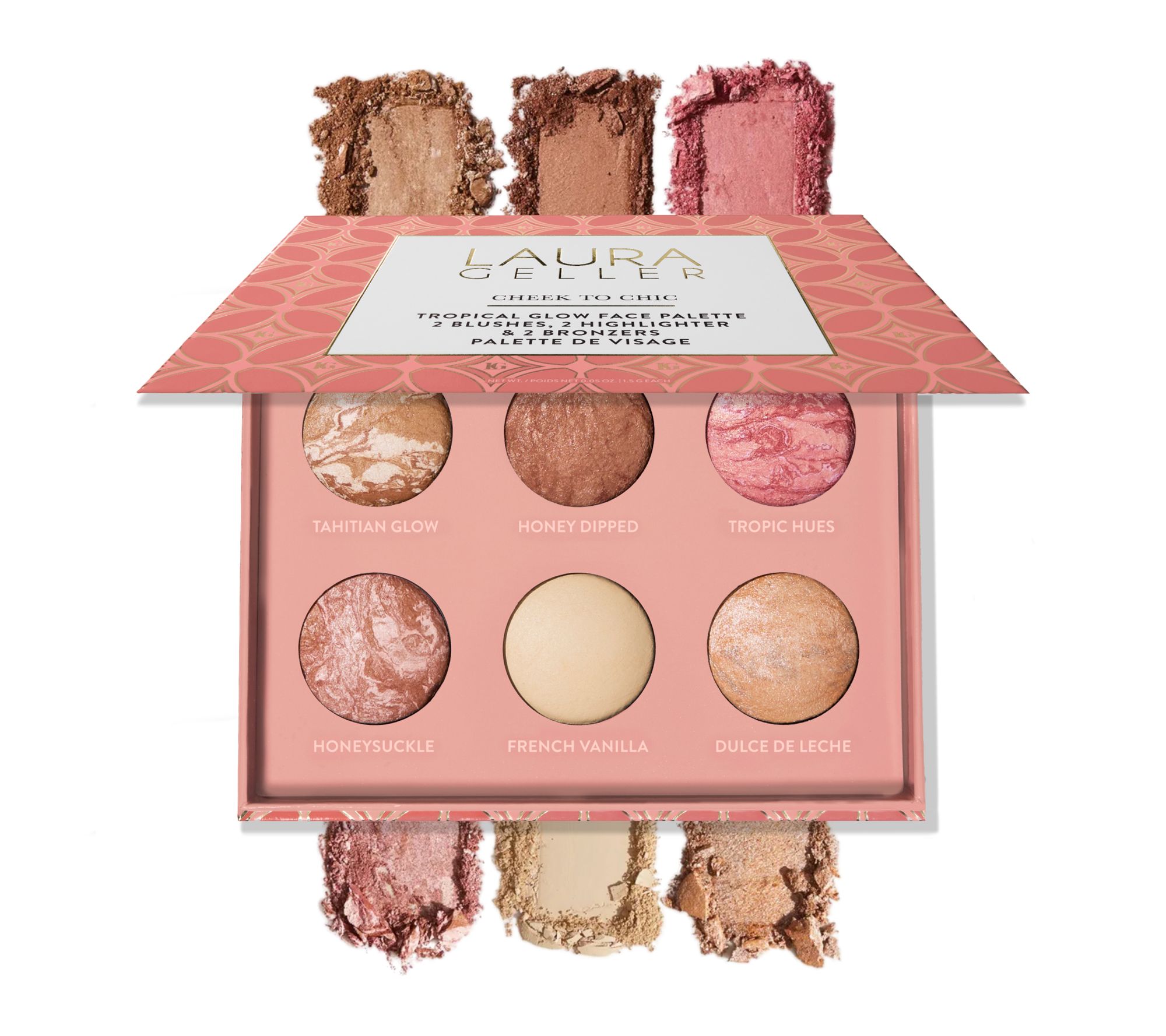Laura Geller Cheek to Chic Tropical Glow Face Palette
