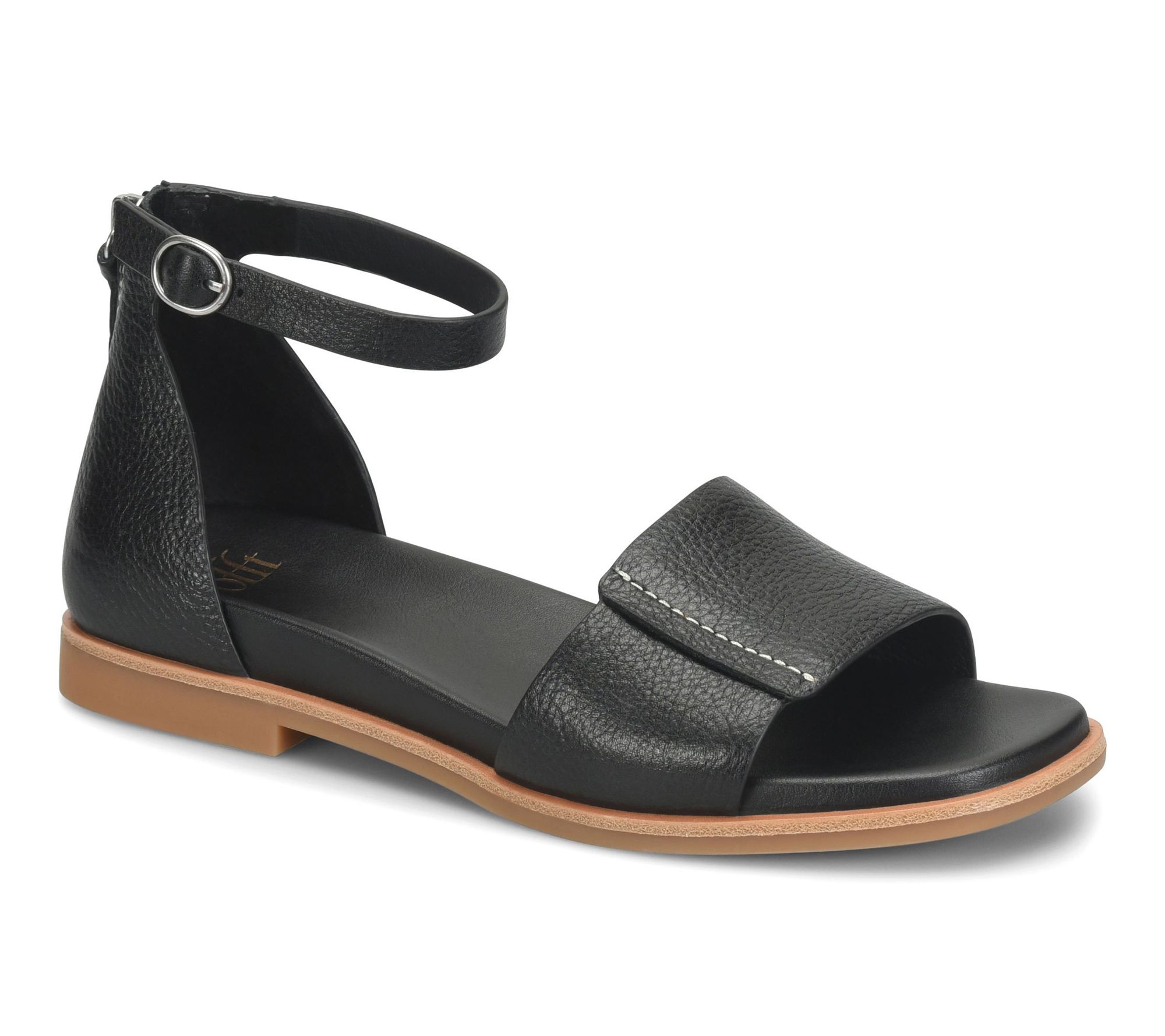 Sofft Flat Leather Sandal - Reyna