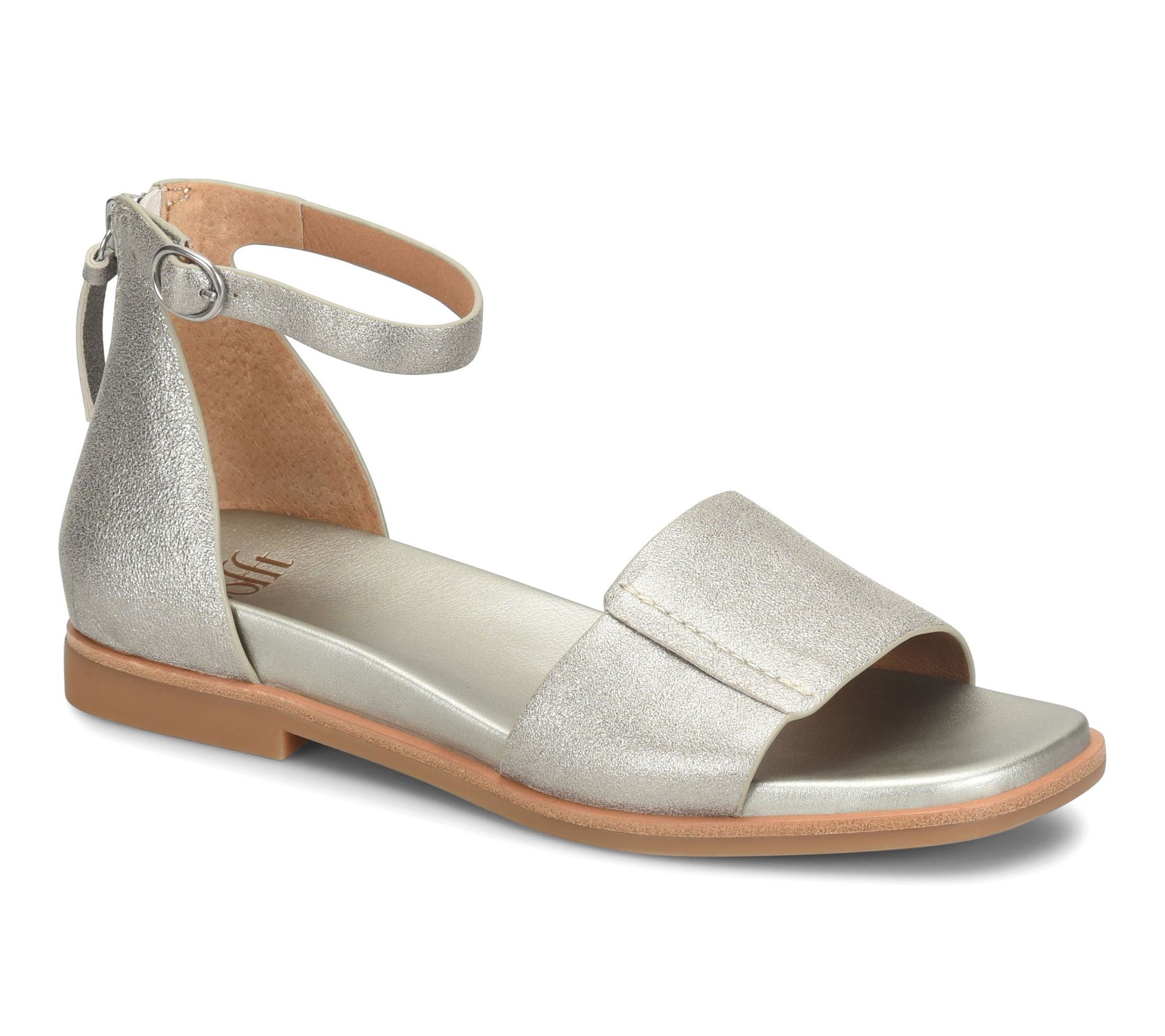 Sofft Flat Leather Sandal - Reyna