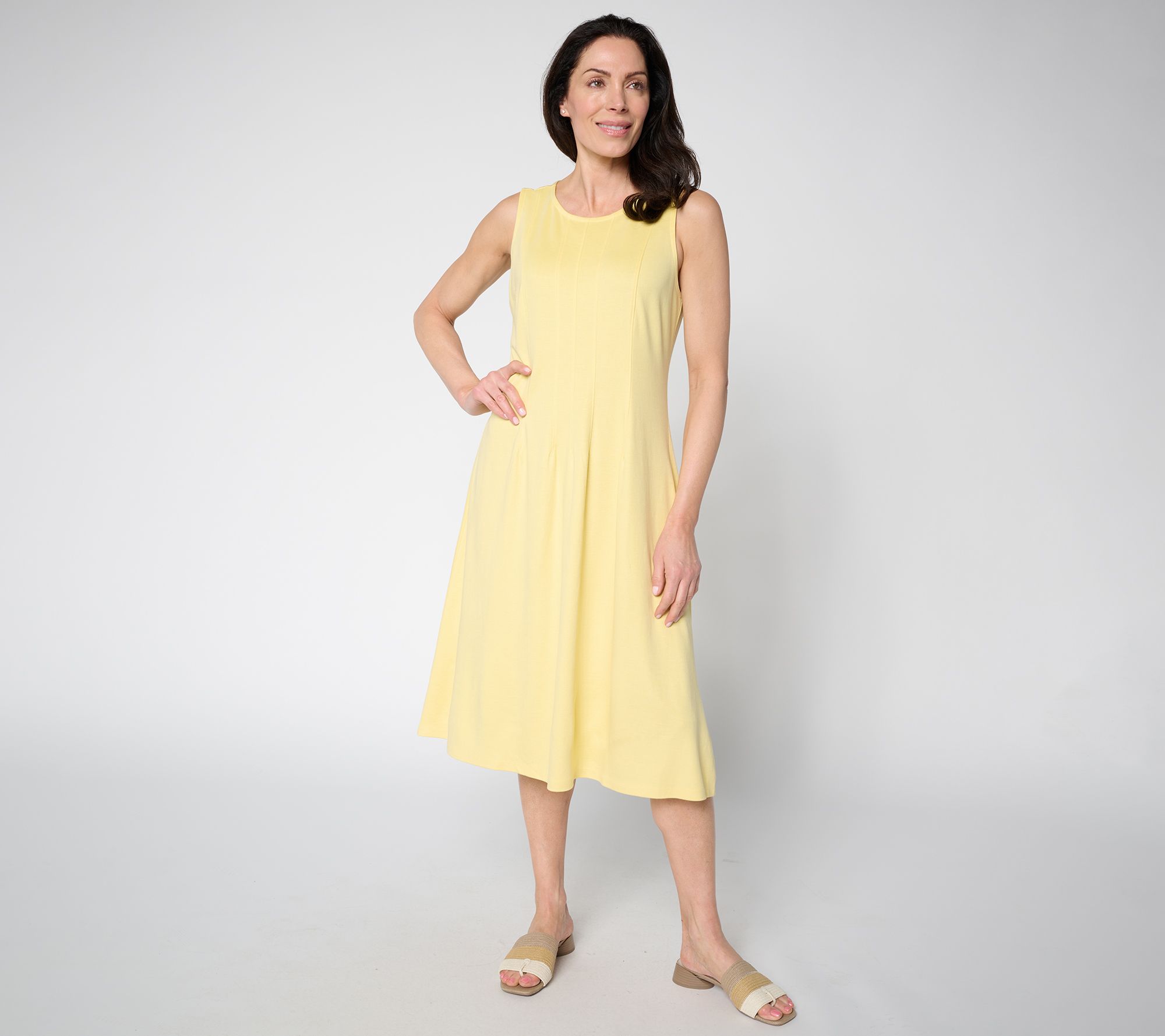"As Is" BEAUTIFUL by Lawrence Zarian Reg Knit Pique Midi Dress