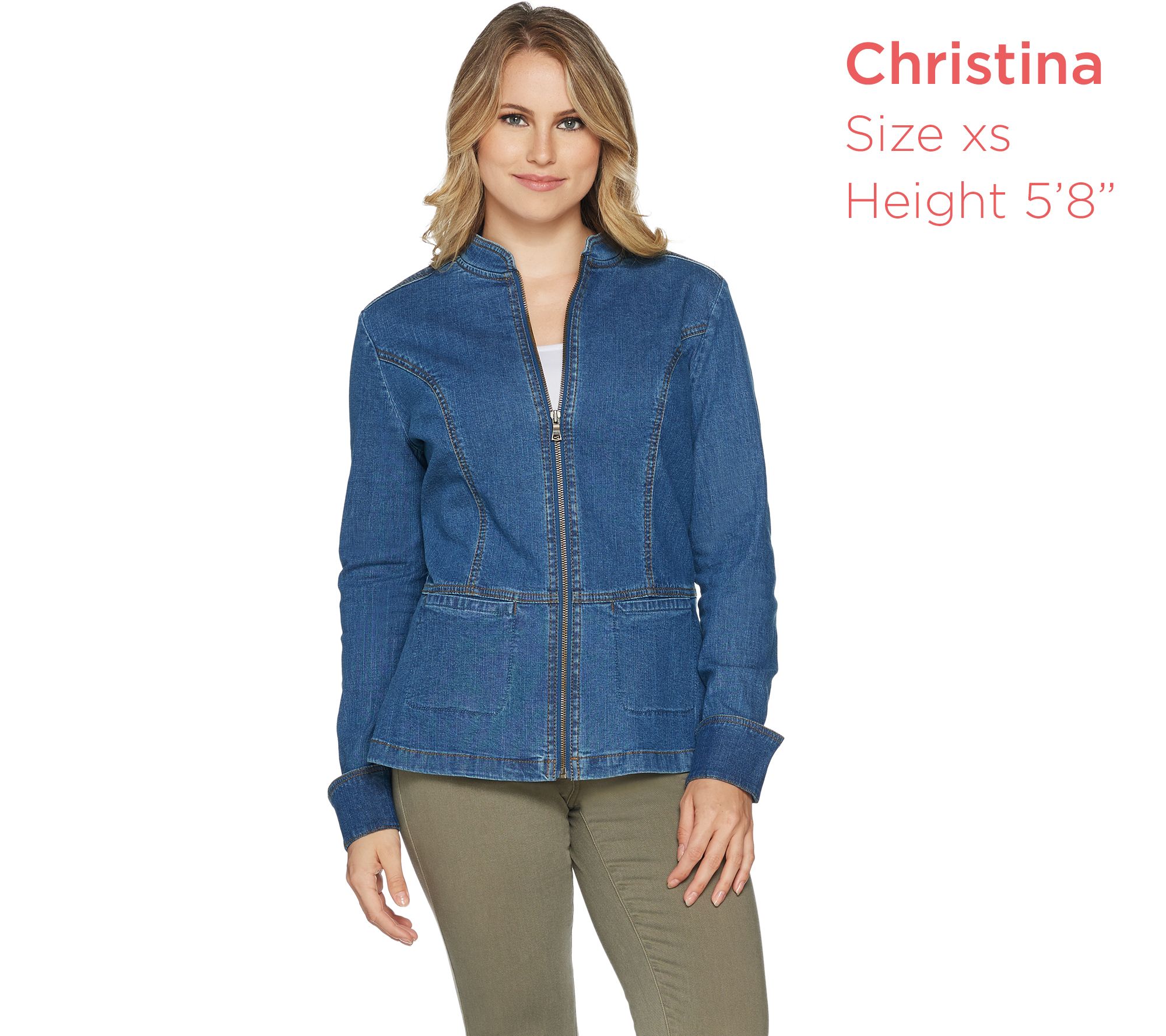 qvc denim and co jackets