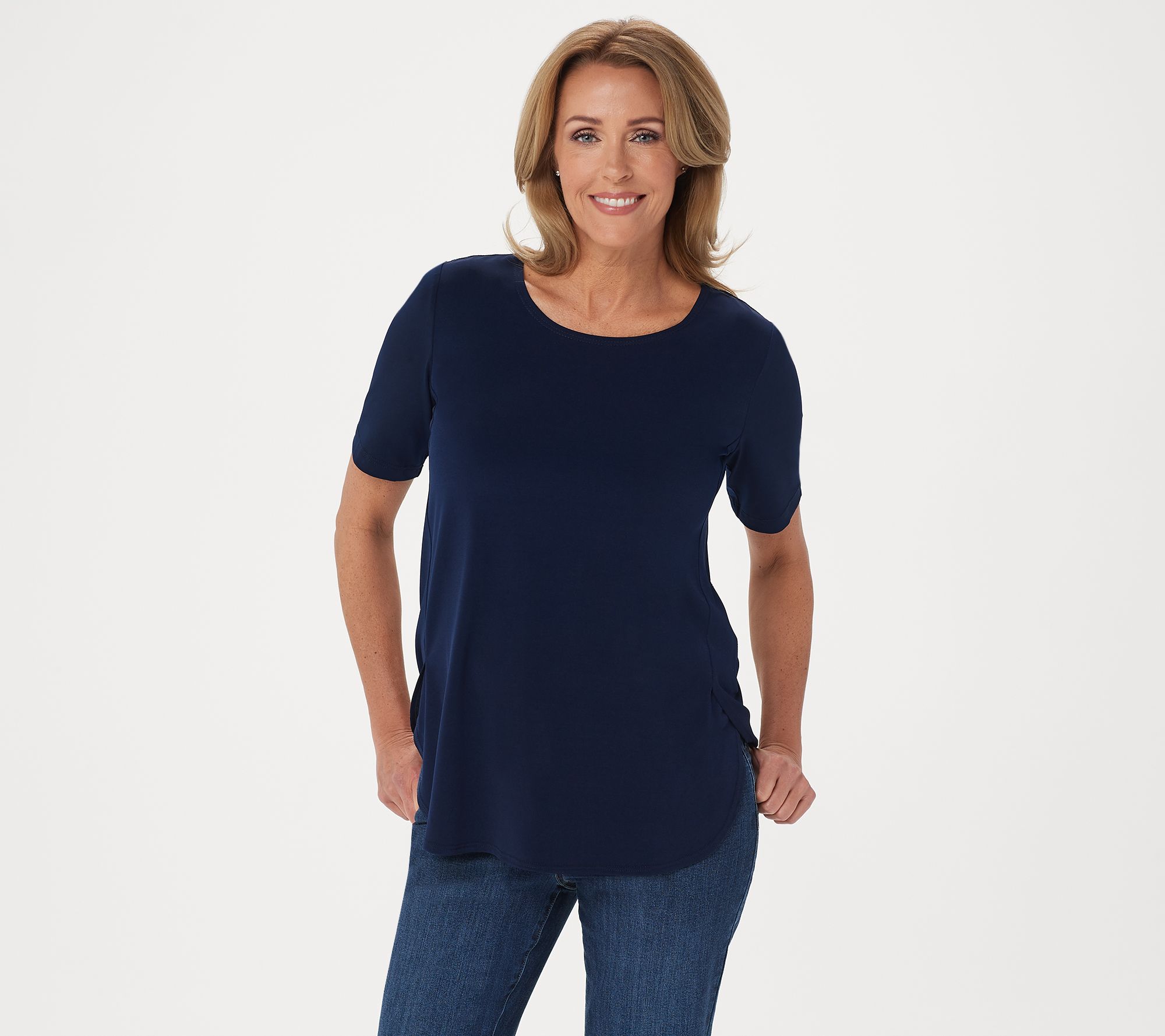 Susan Graver Modern Essentials Liquid Knit Tunic