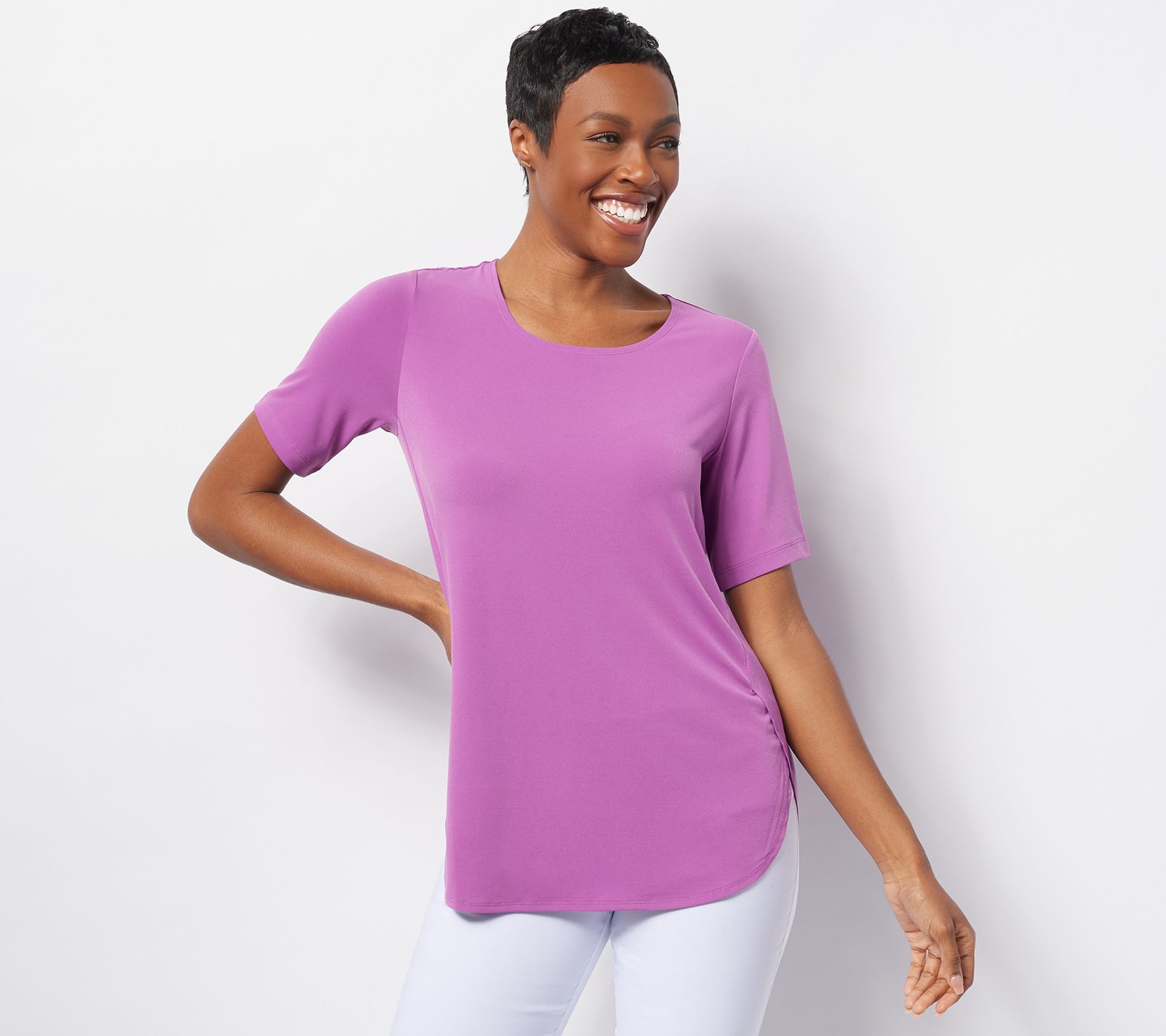 Susan Graver Modern Essentials Liquid Knit Tunic
