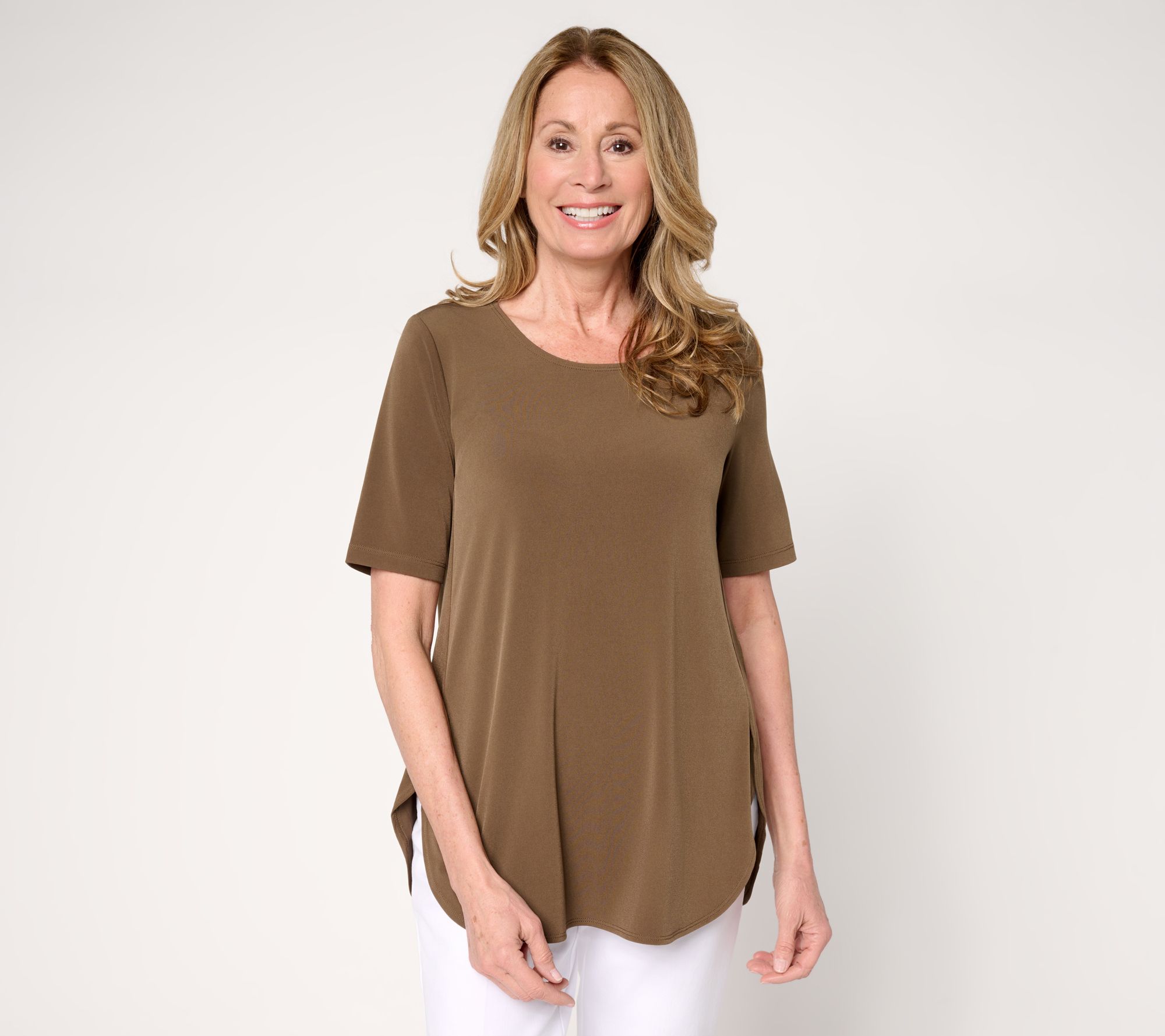 Susan Graver Modern Essentials Liquid Knit Tunic