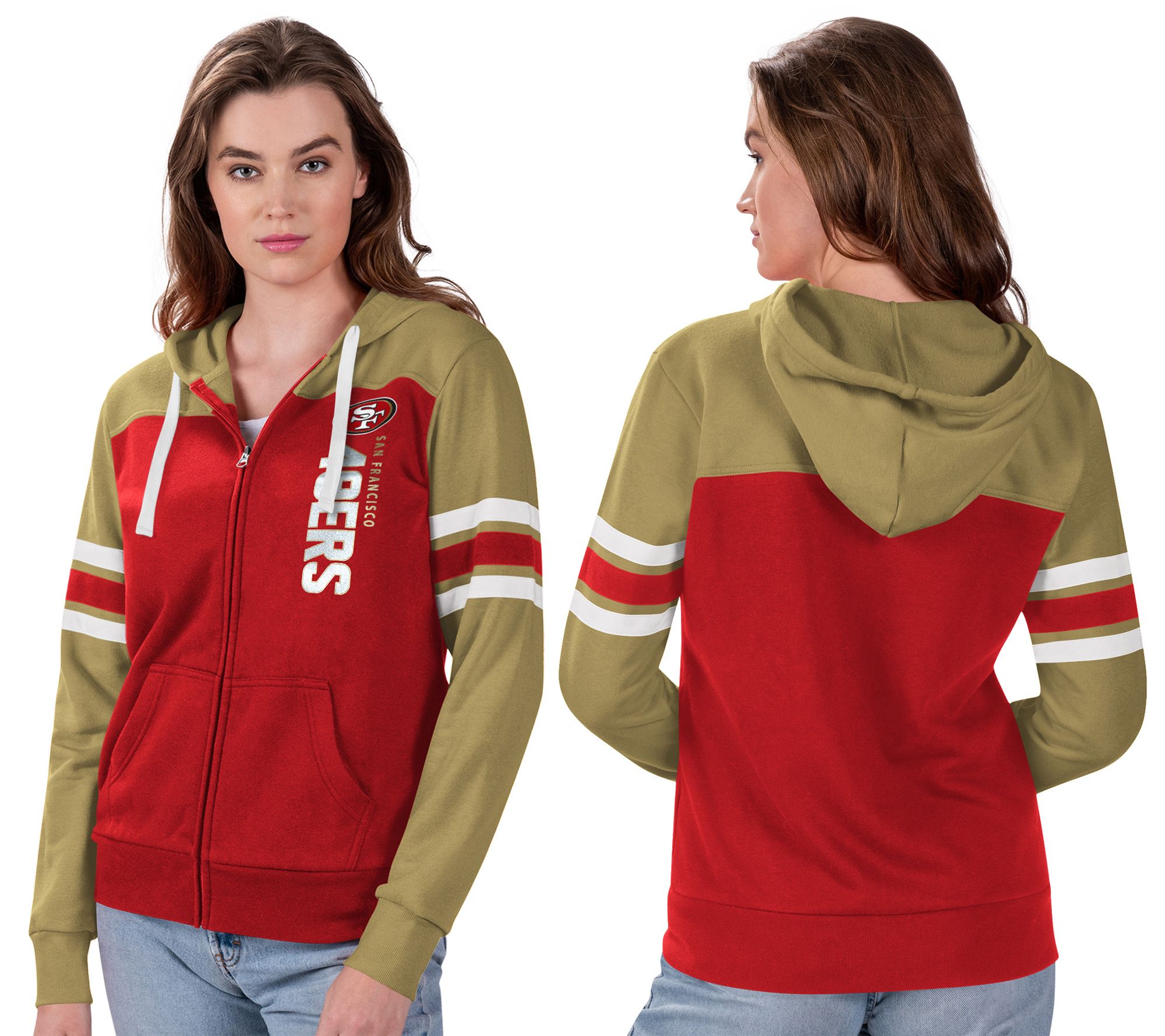 qvc nfl reversible hoodie