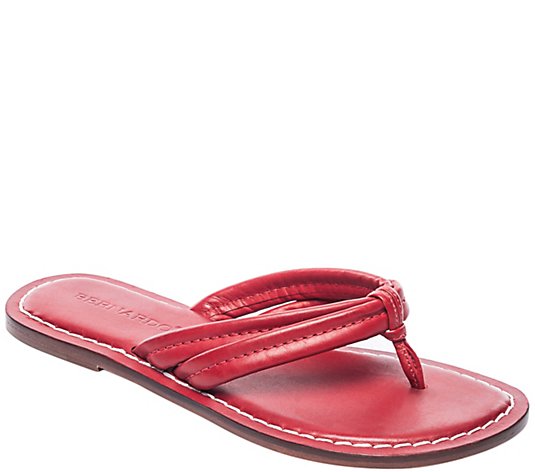 Bernardo Leather Sandals - Miami