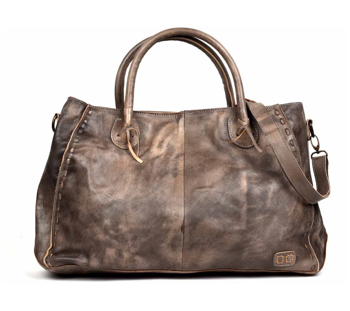 BED STU Oversized Shoulder Bag - Rockaway - QVC.com