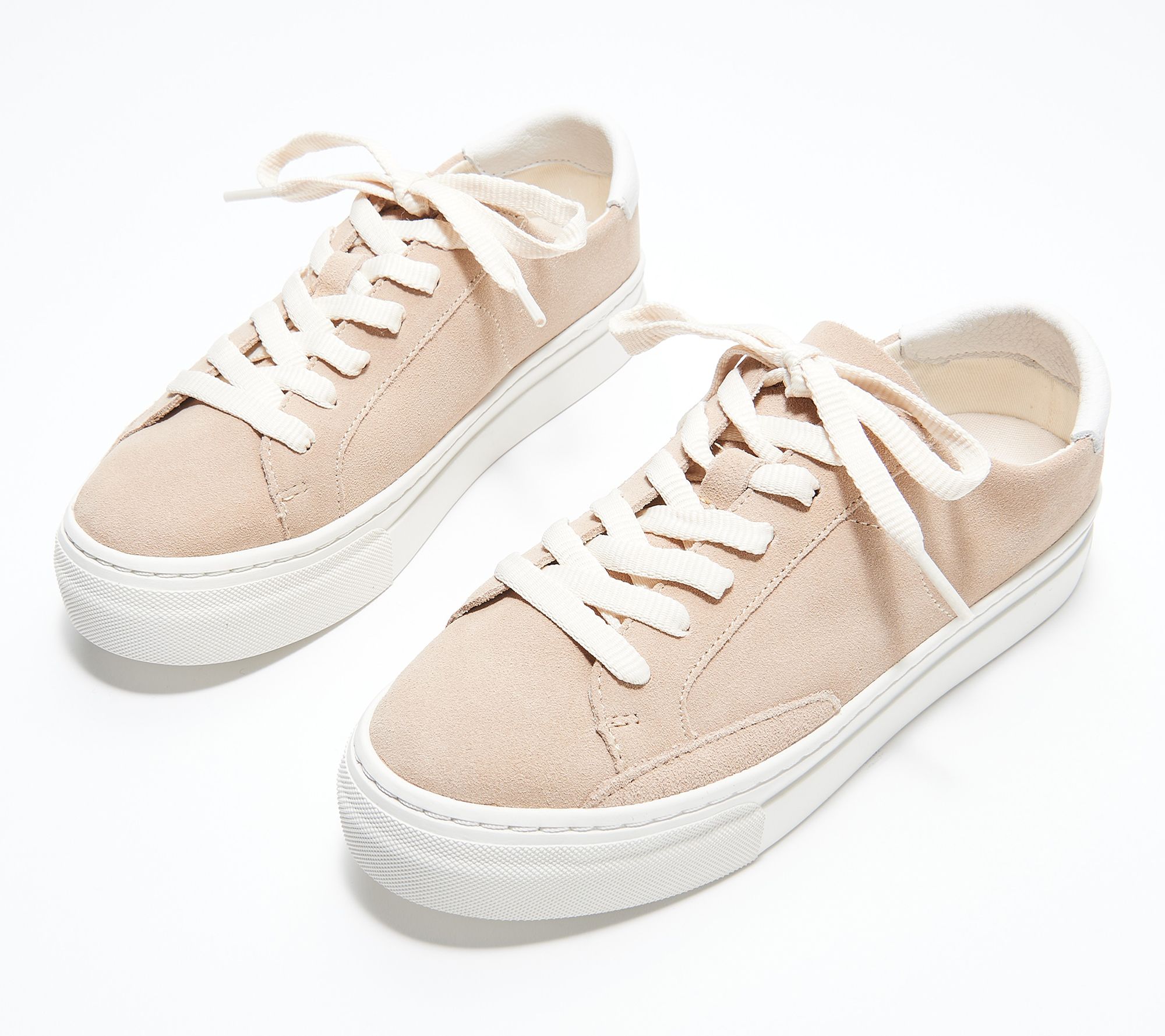 Soludos Leather Platform Sneakers - Ibiza