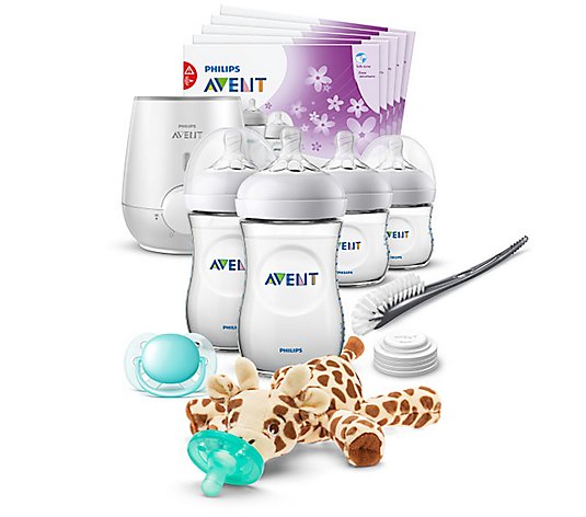 Philips Avent Natural All-in-One Gift Set withSnuggle Giraffe