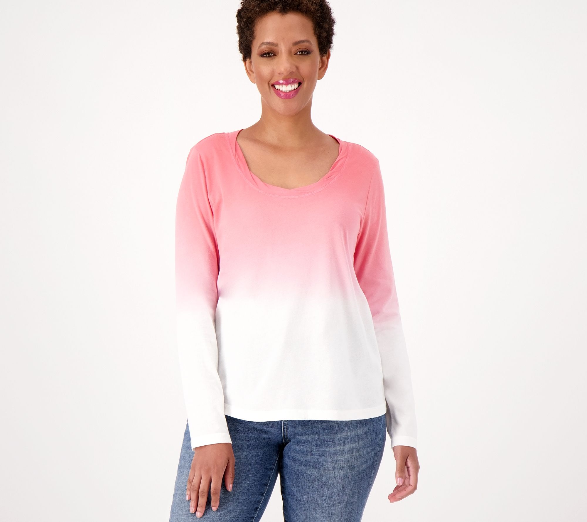 Candace Cameron Bure The Ocean Dipped Long-Sleeve Tee