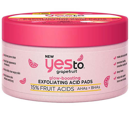 Yes To Grapefruit Weekly Exfoliating Acid Pads