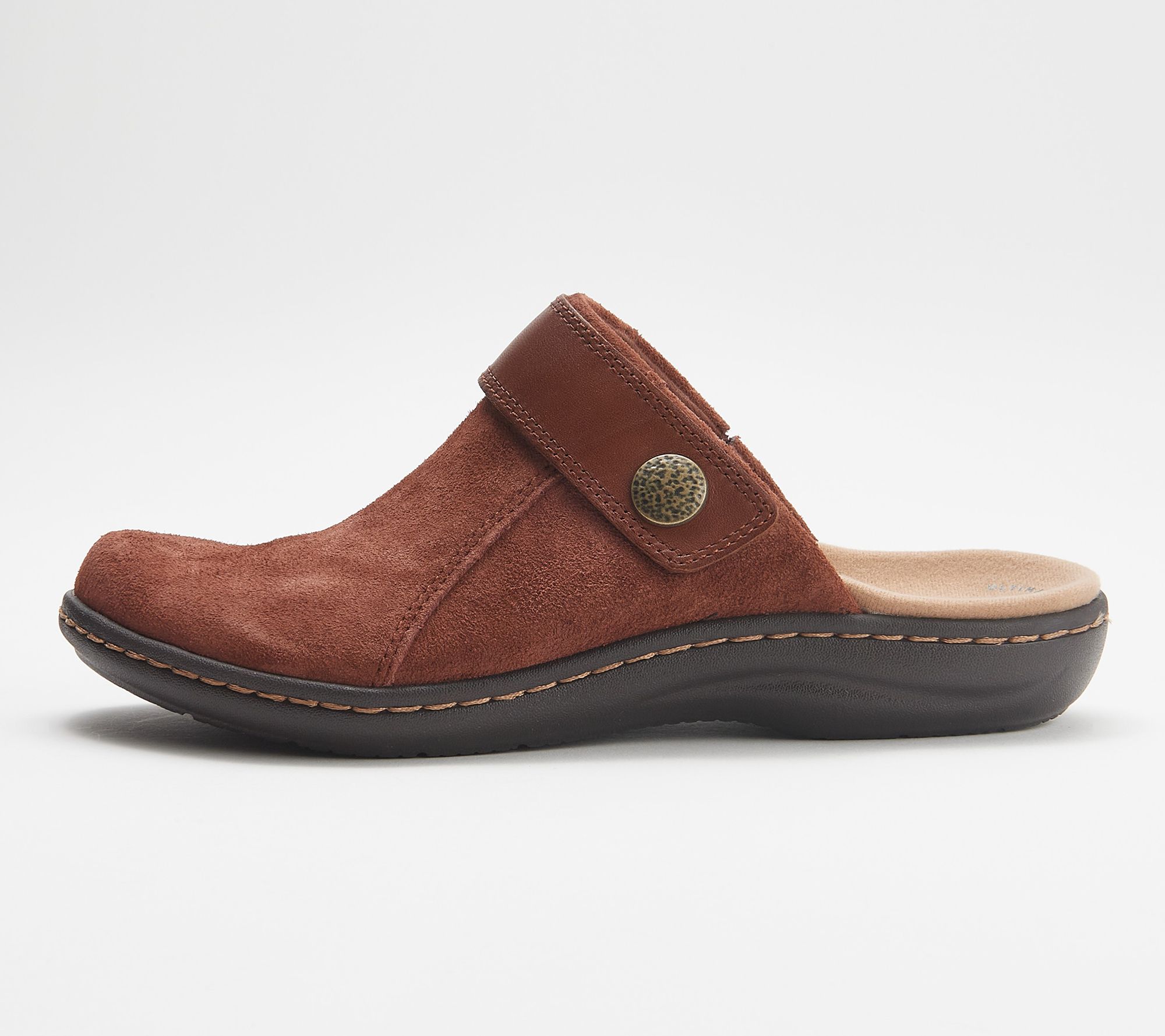 qvc clarks clogs
