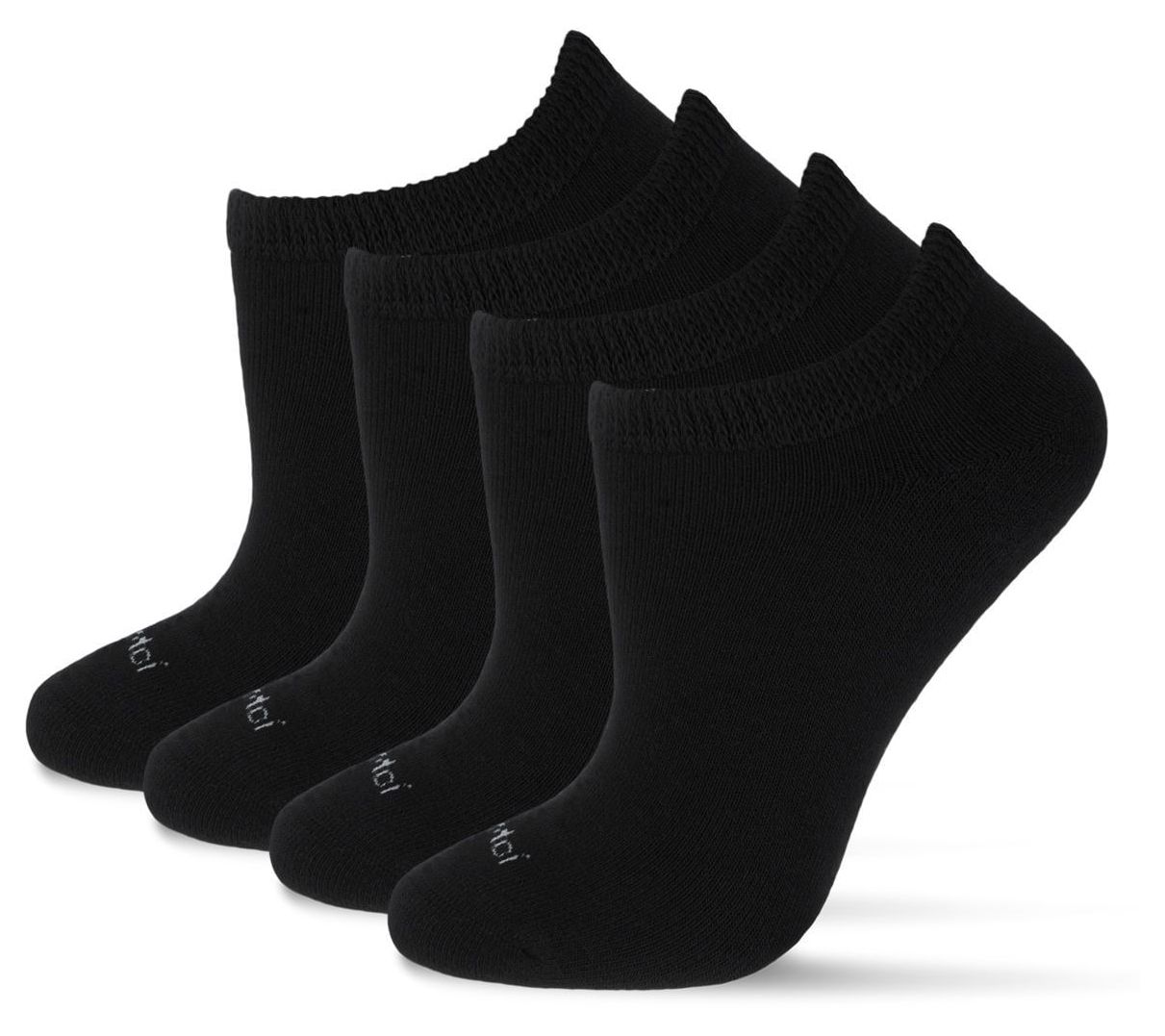 Wellfit by Memoi 2-Pack Diabetic Full CushionLow-Cut Socks