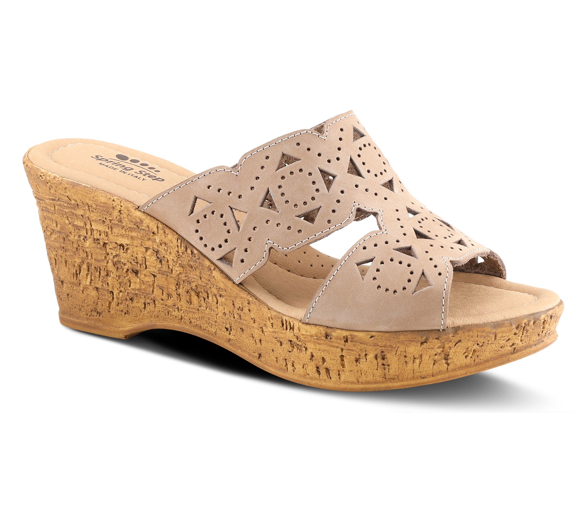 Spring Step Leather Sandals - Flamyo