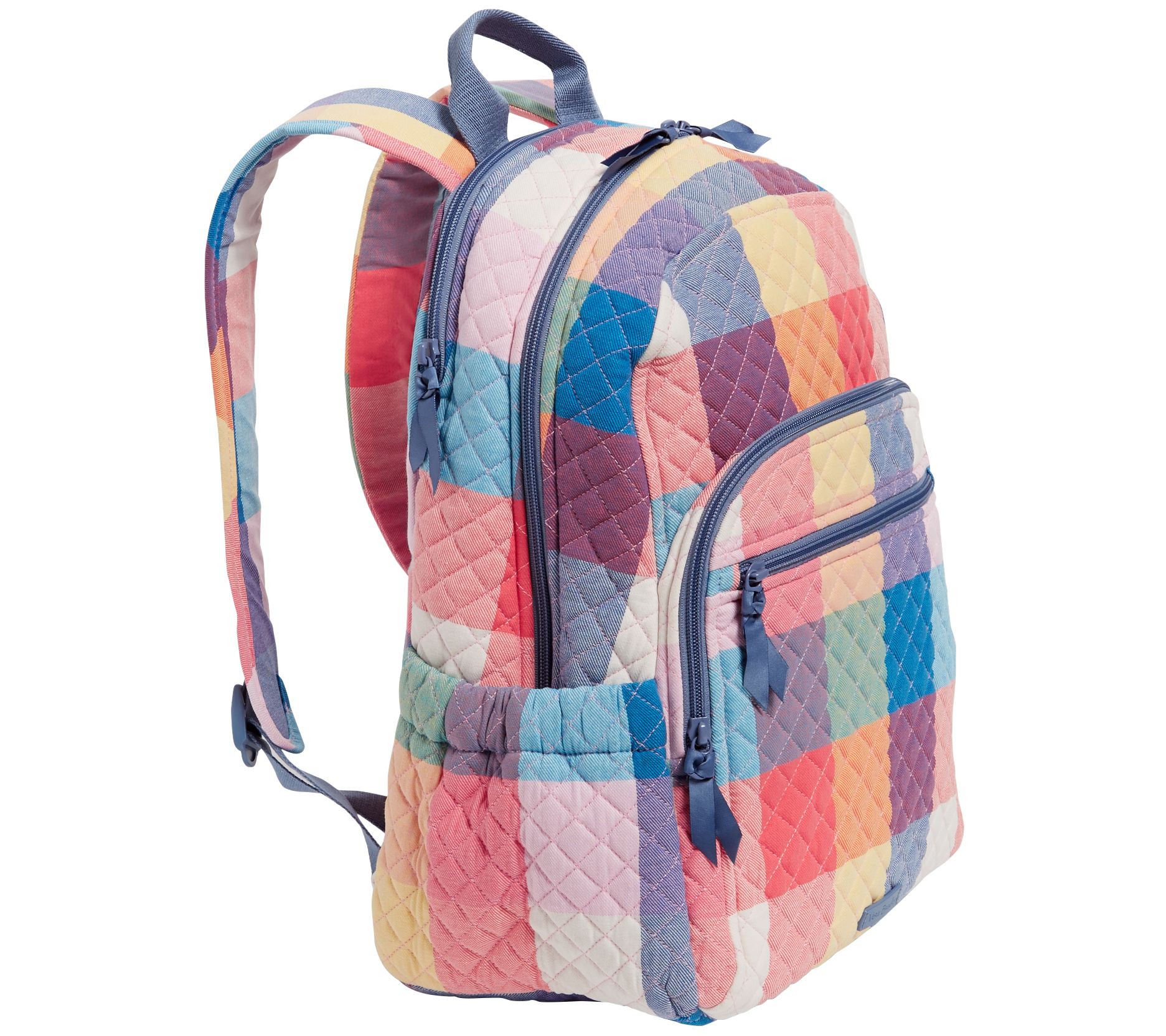 Vera Bradley Tropics Plaid Campus Backpack