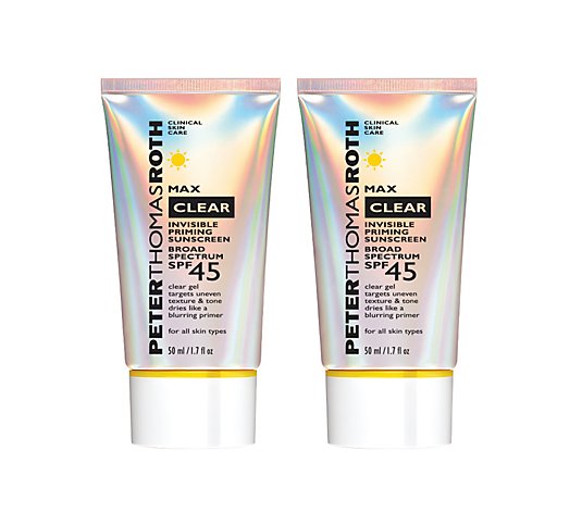 Peter Thomas Roth Max Clear Invisible PrimingSunscreen Duo