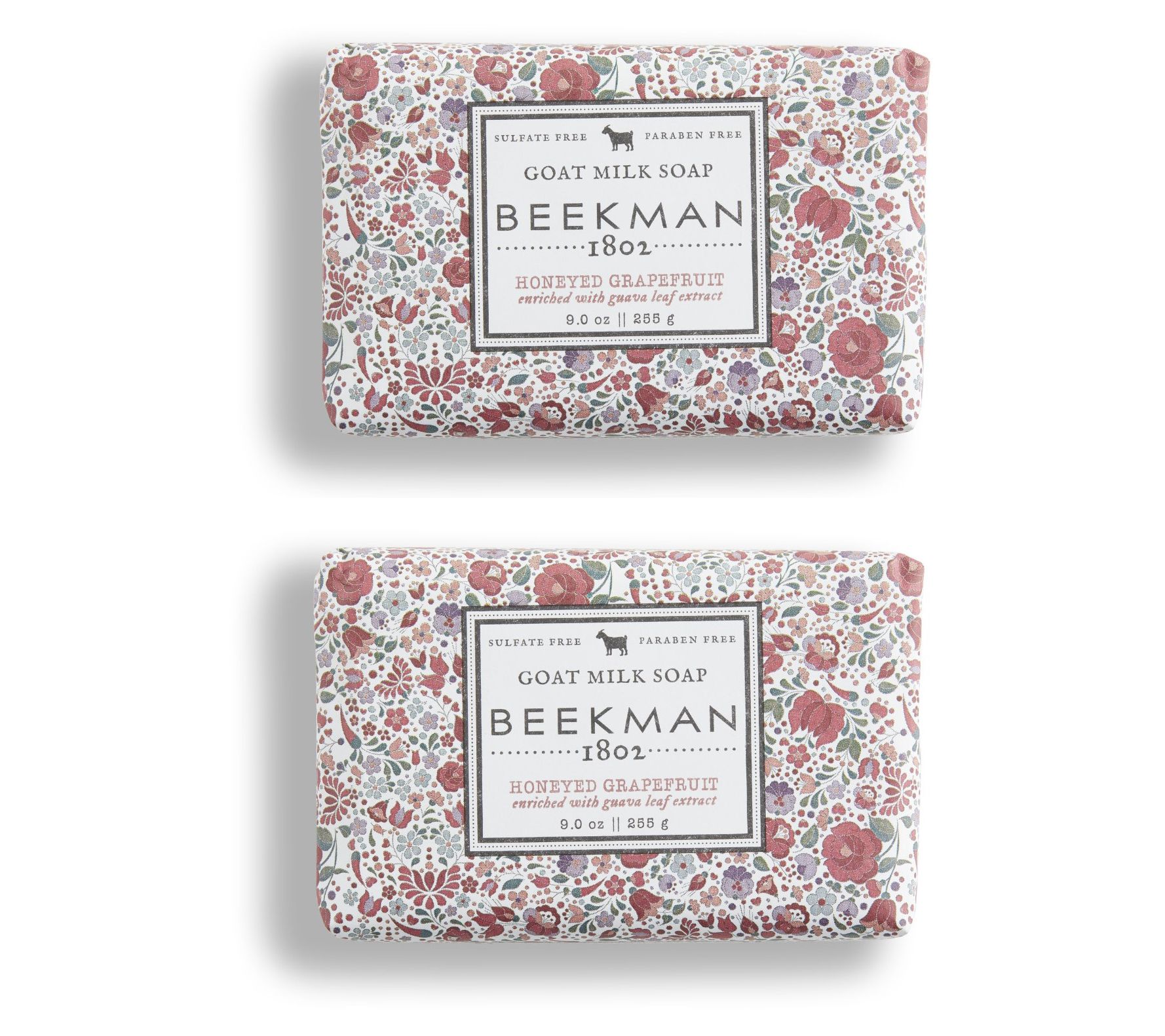 Beekman 1802 Goat Milk Soap 2-Pack ,Grapefruit