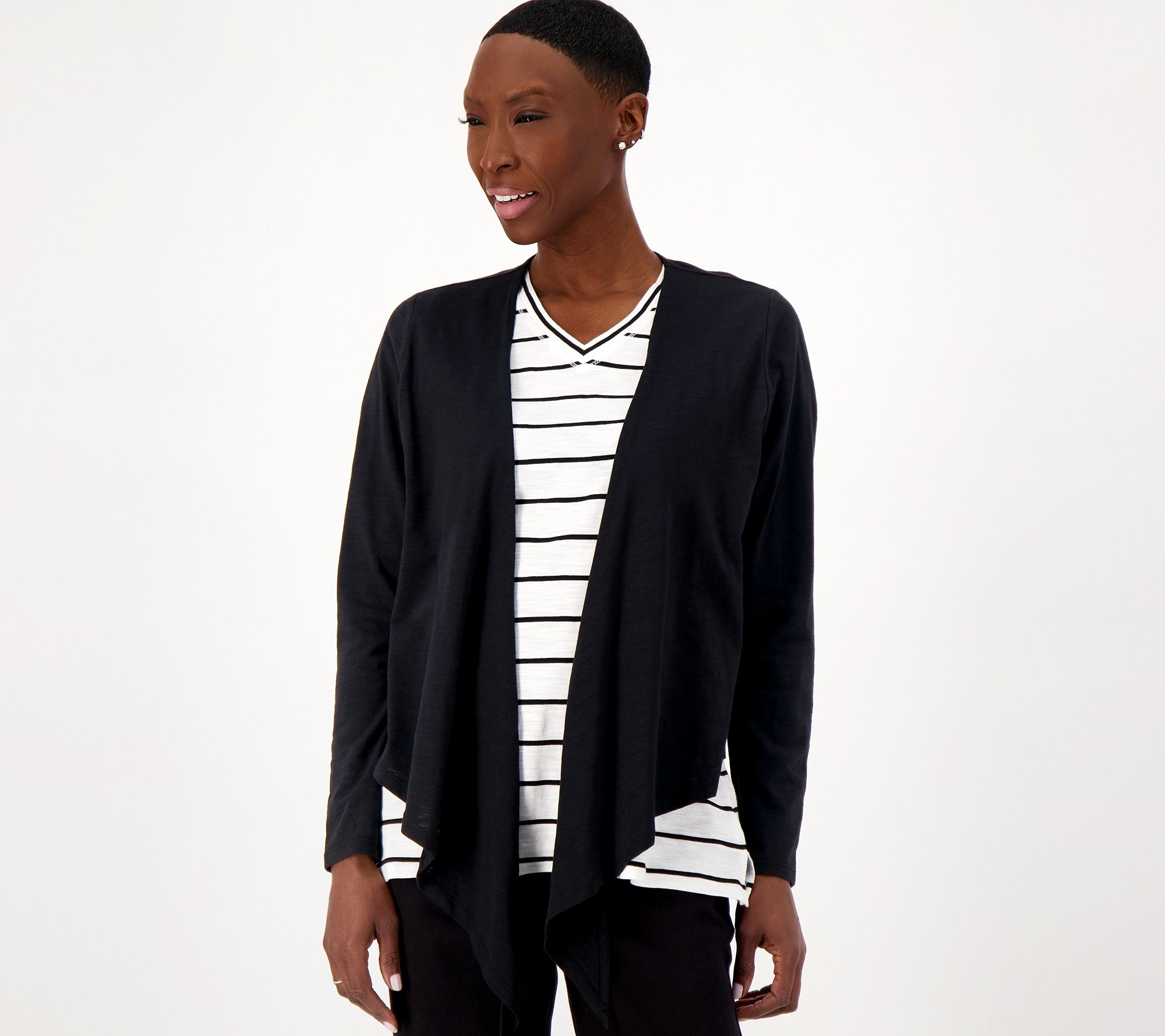 "As Is" Belle by Kim Gravel Slub Knit Shrug