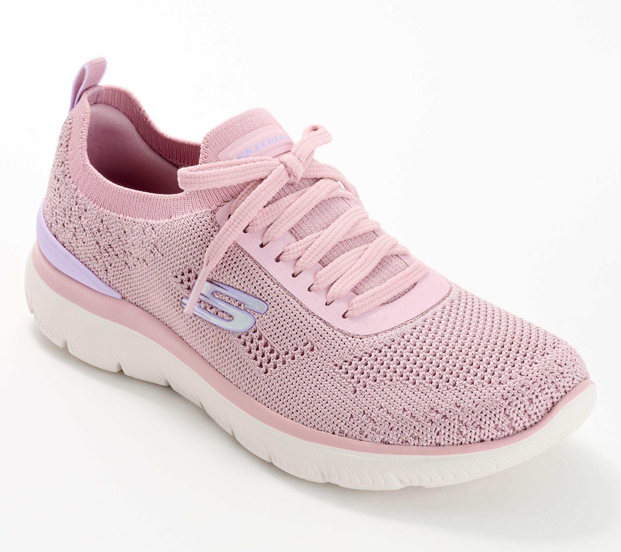 Skechers Summits Vegan Washable Knit Slip On Sneaker Sneak Peek QVC