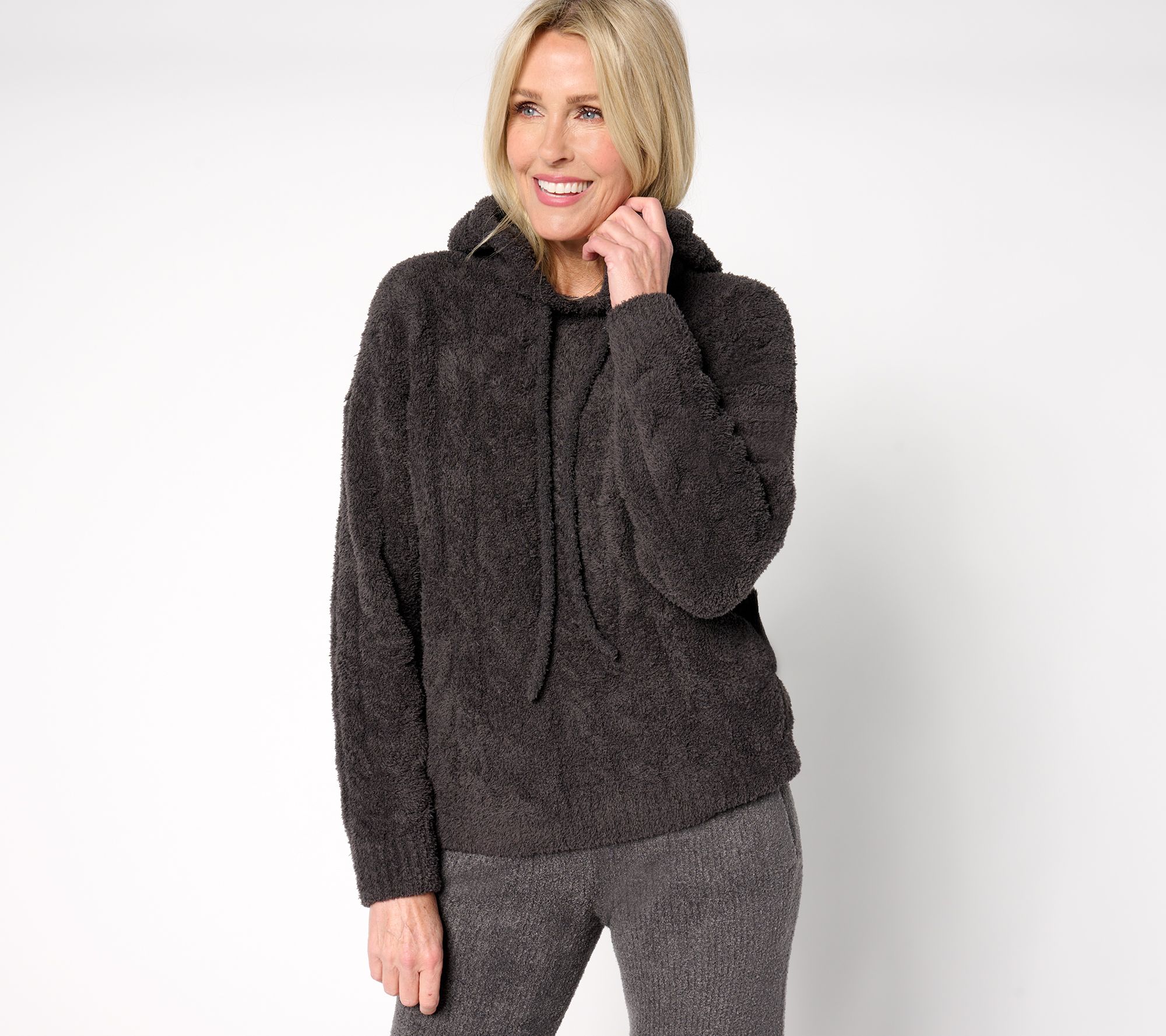 Barefoot Dreams CozyChic Cable Teddy Pullover