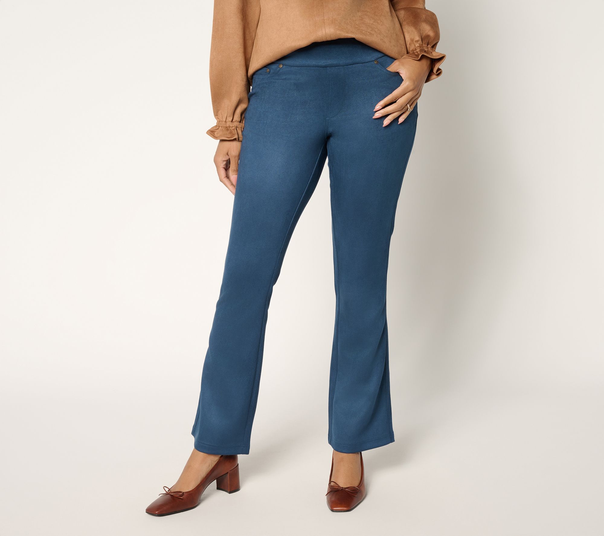  Belle by Kim Gravel Tall PerSuede Me 5 Pocket Boot Cut Jean