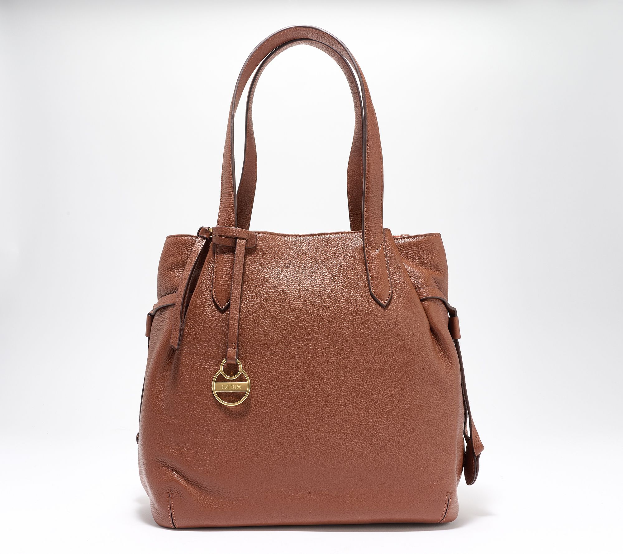 As Is Lodis North/South Leather Solange Tote