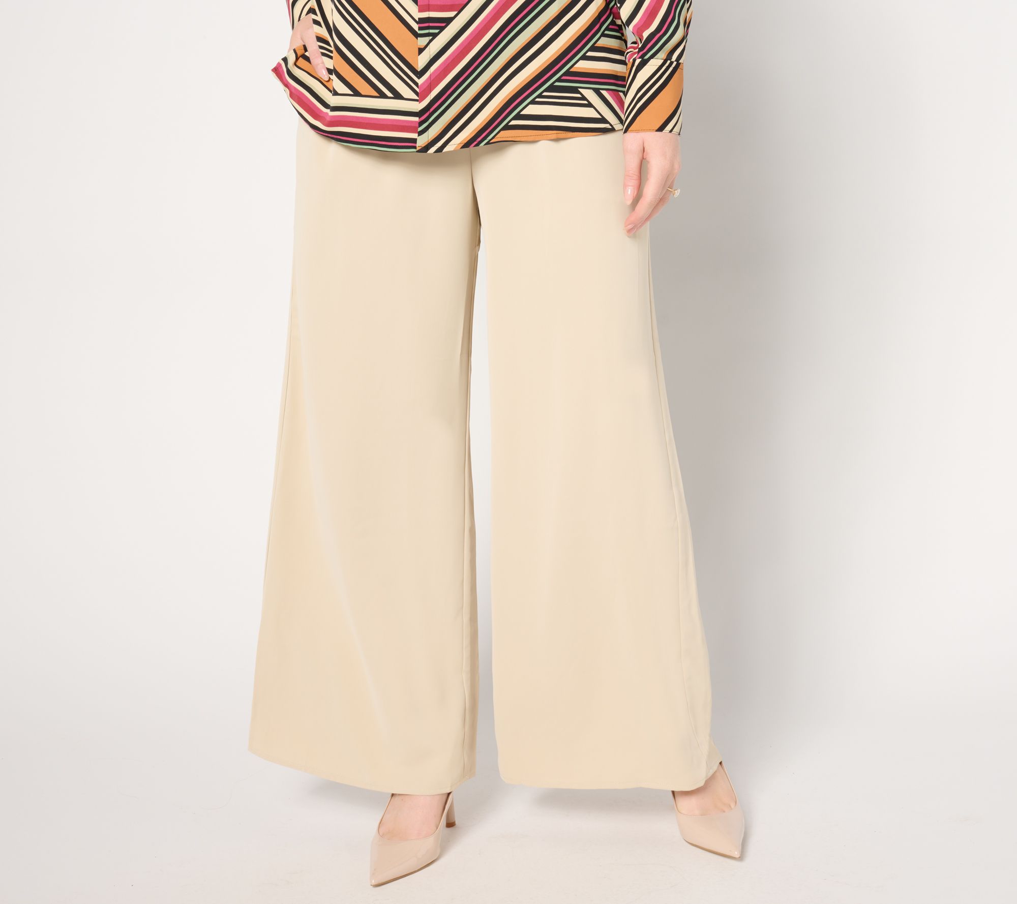 nicole by Nicole Miller Regular Drawstring Pull-On Pant