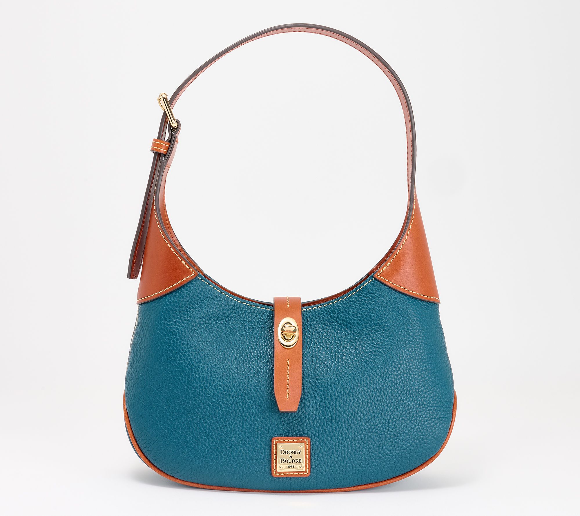 Dooney & Bourke Pebble Leather Crescent Hobo Bag
