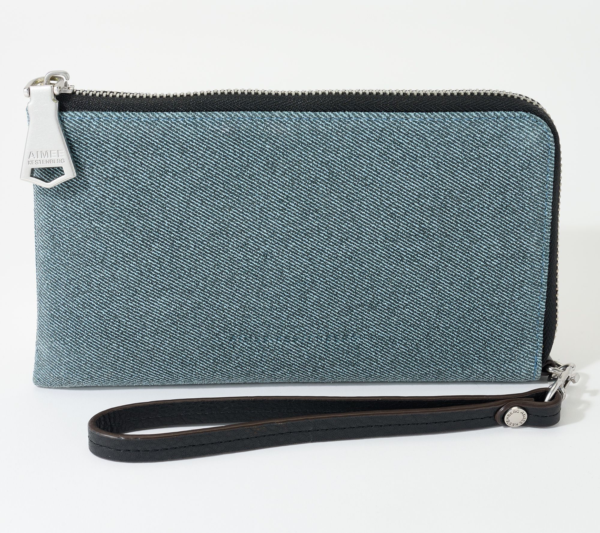 Aimee Kestenberg Leather Large Broadway Wristlet Wallet