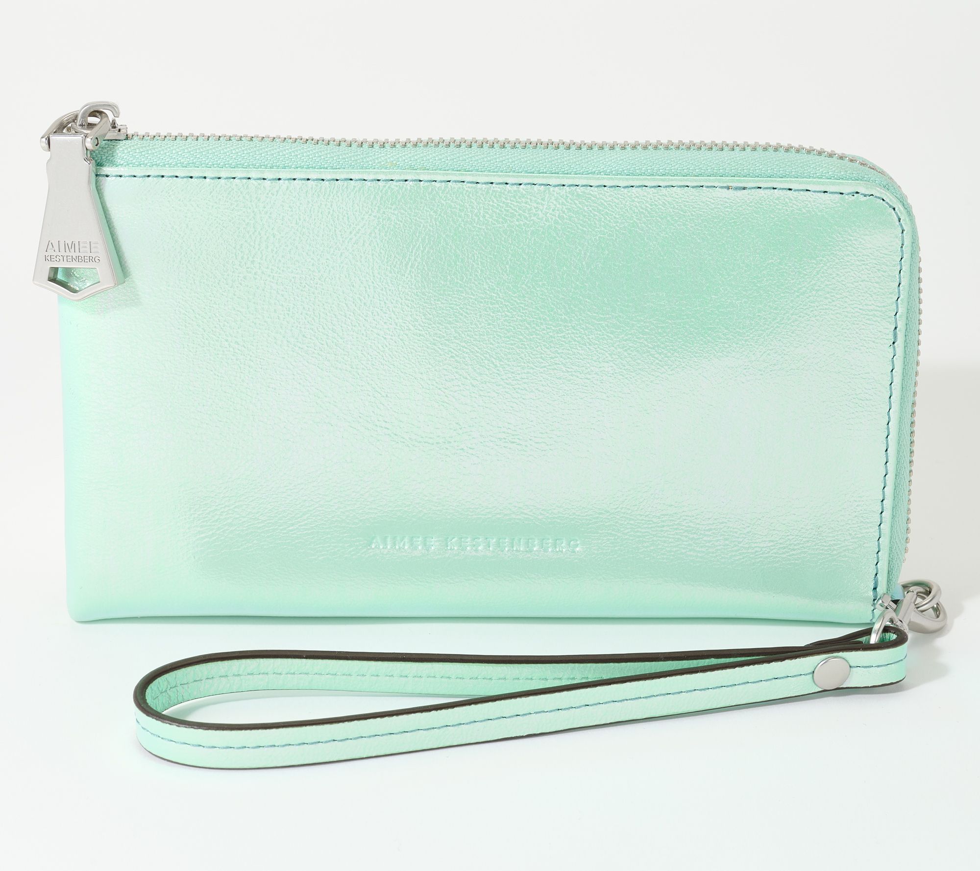 Aimee Kestenberg Leather Large Broadway Wristlet Wallet