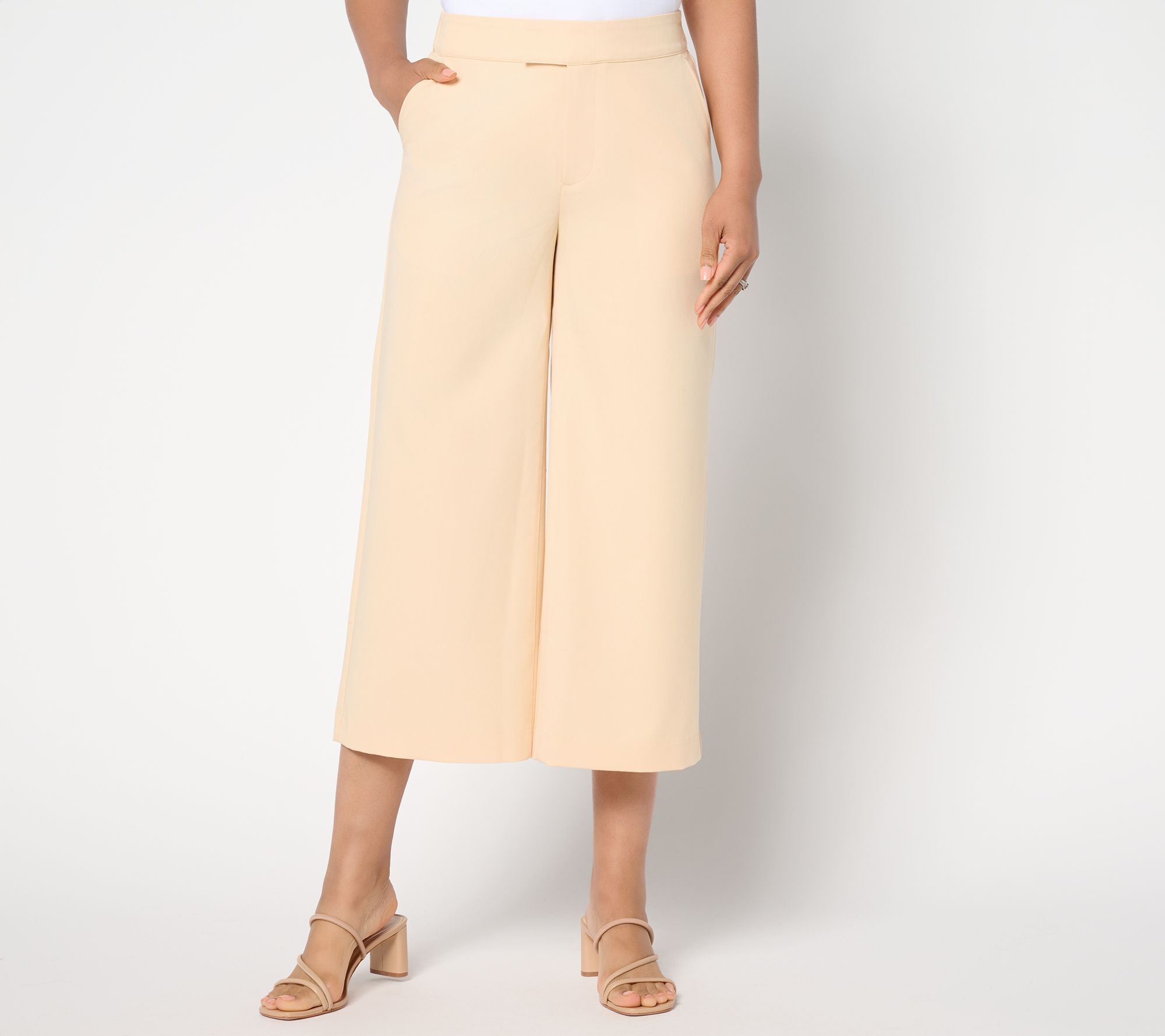BEAUTIFUL by Lawrence Zarian Regular Cropped Trousers