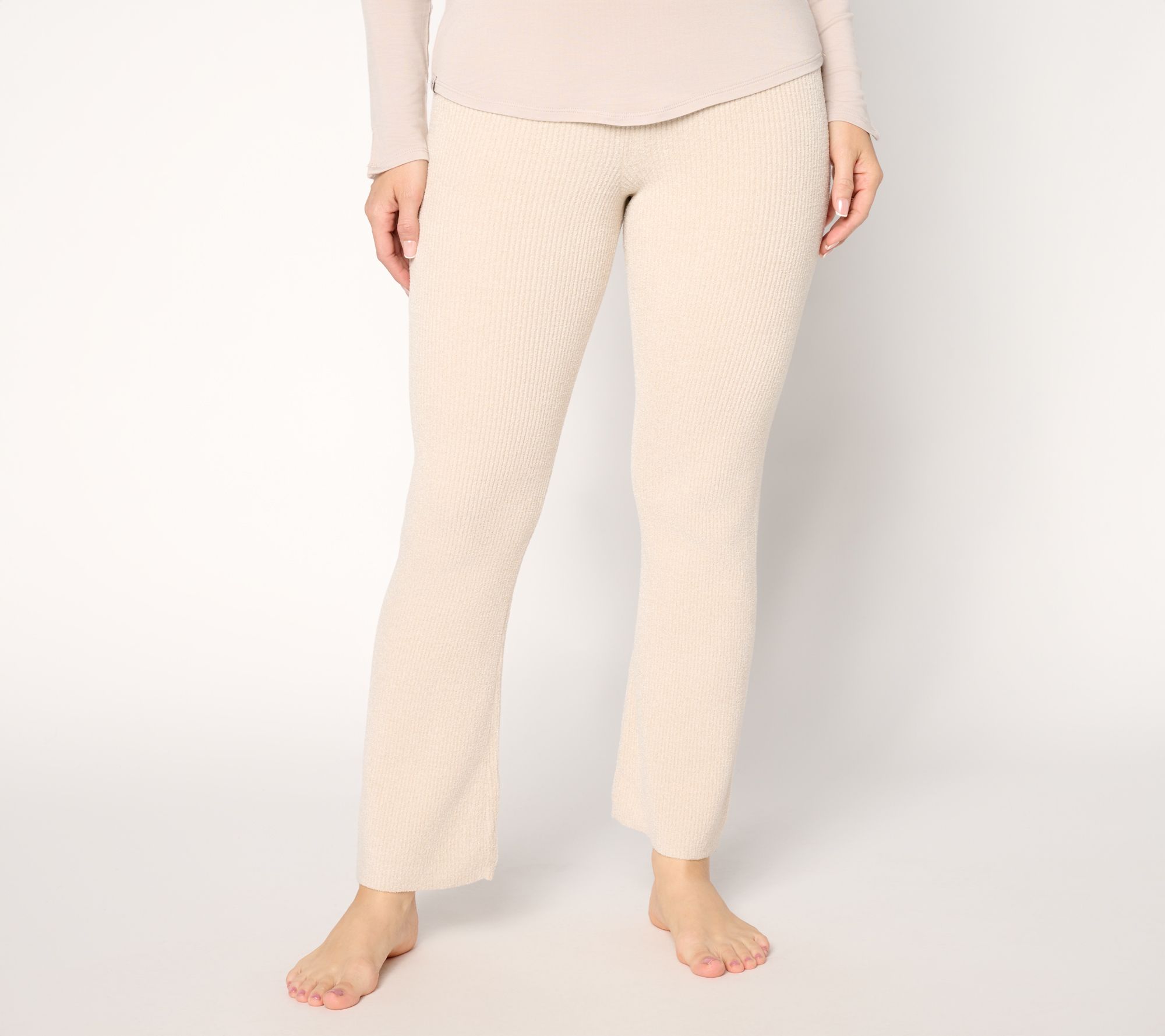 Barefoot Dreams Reg. CozyChic Ultra Lite Ribbed Bootcut Ankle Pant
