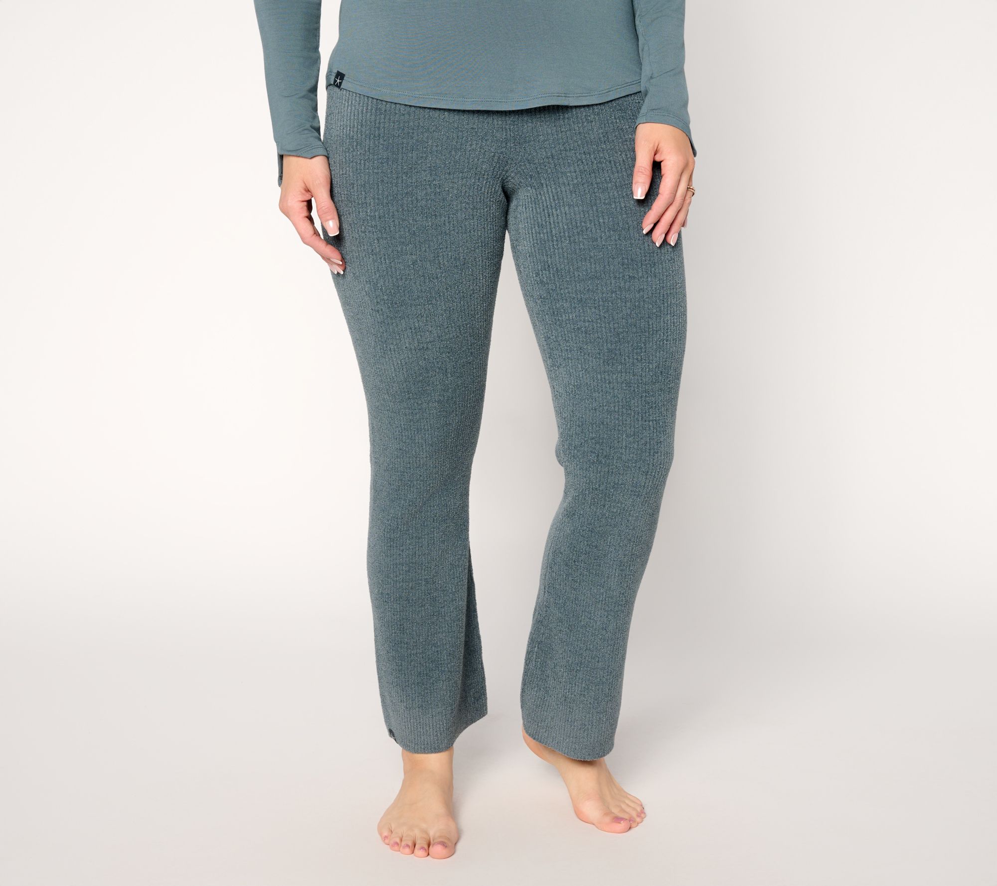 Barefoot Dreams Reg. CozyChic Ultra Lite Ribbed Bootcut Ankle Pant