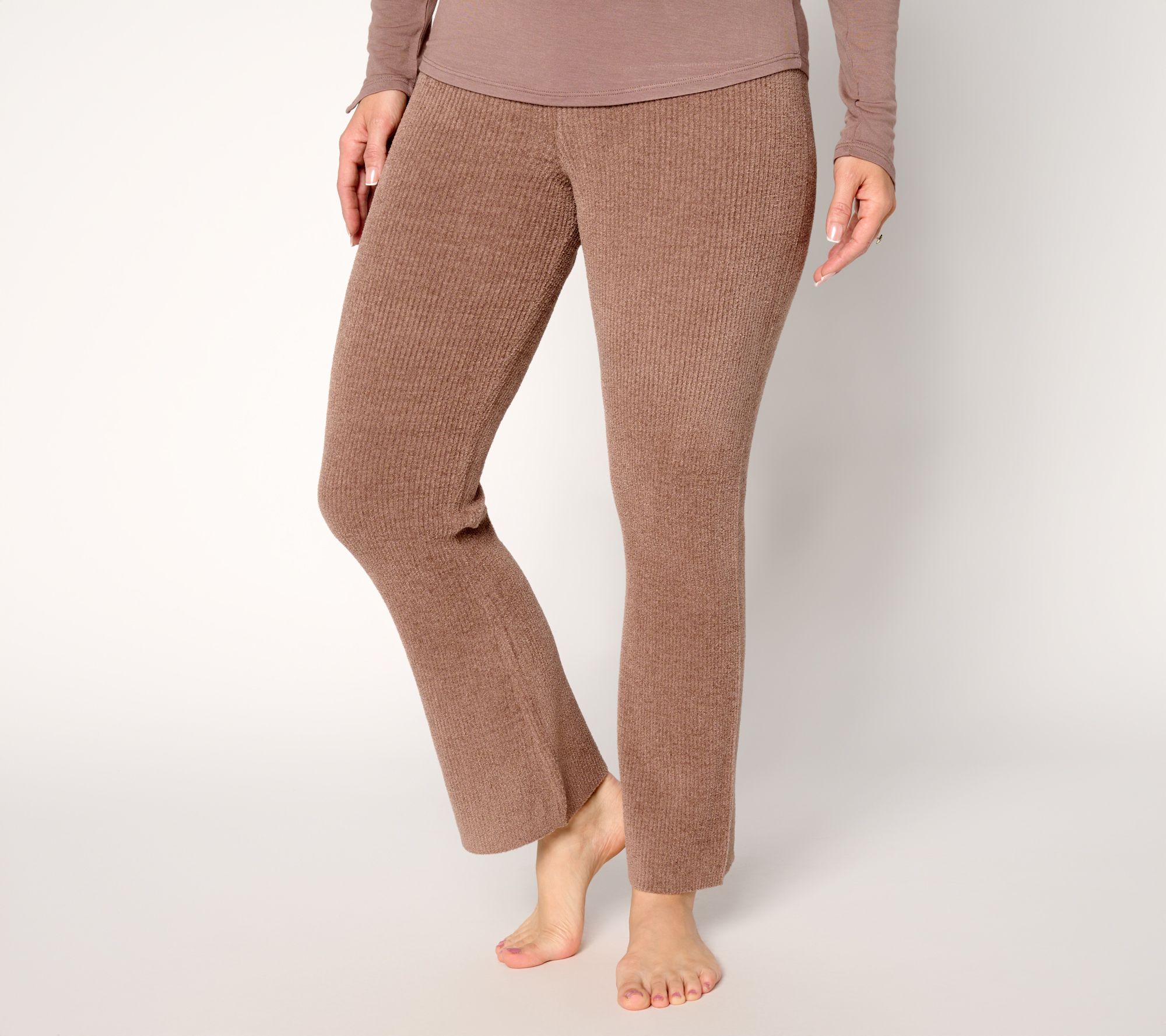 Barefoot Dreams Reg. CozyChic Ultra Lite Ribbed Bootcut Ankle Pant