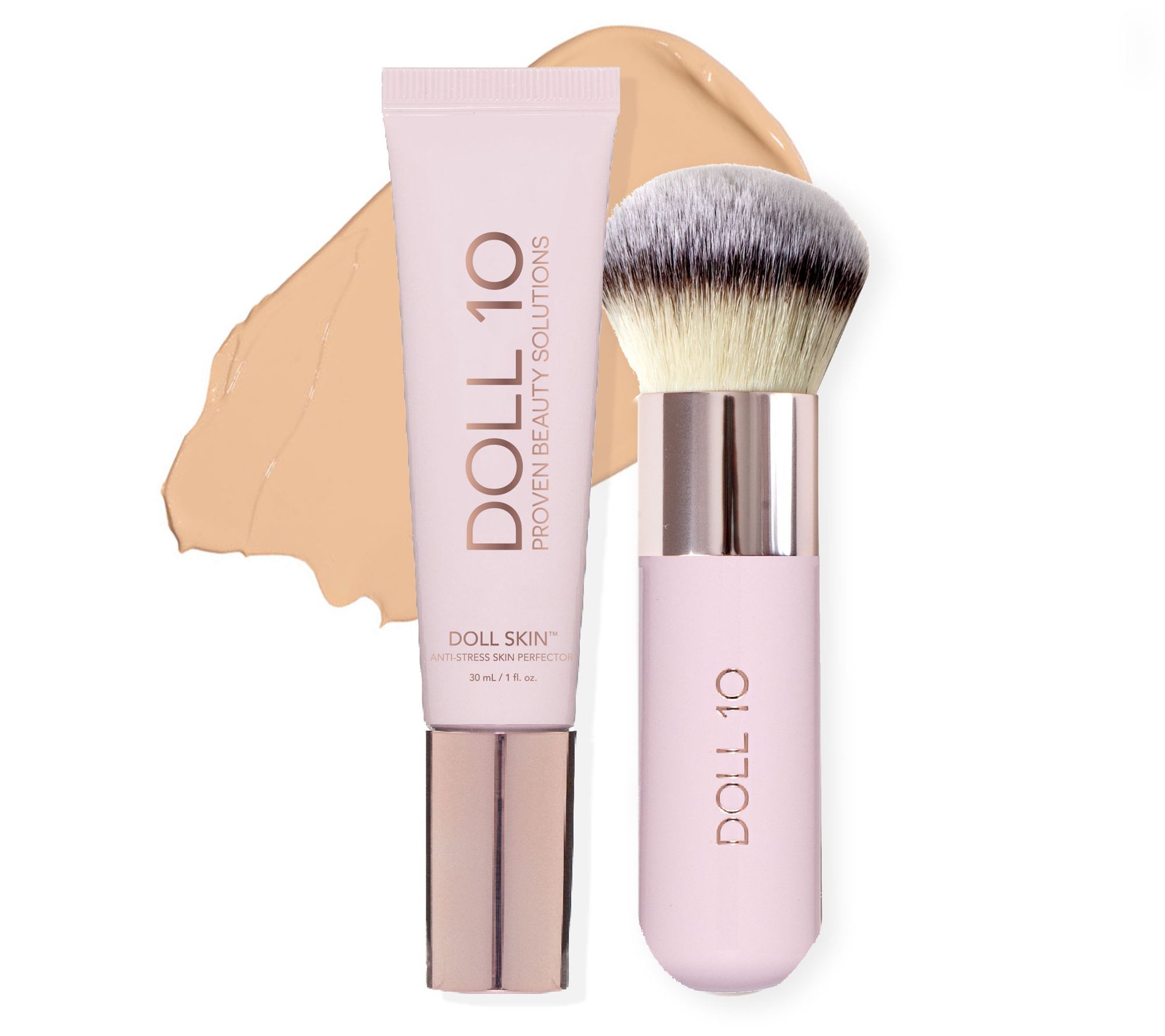 Doll 10 Doll Skin Foundation with Brush