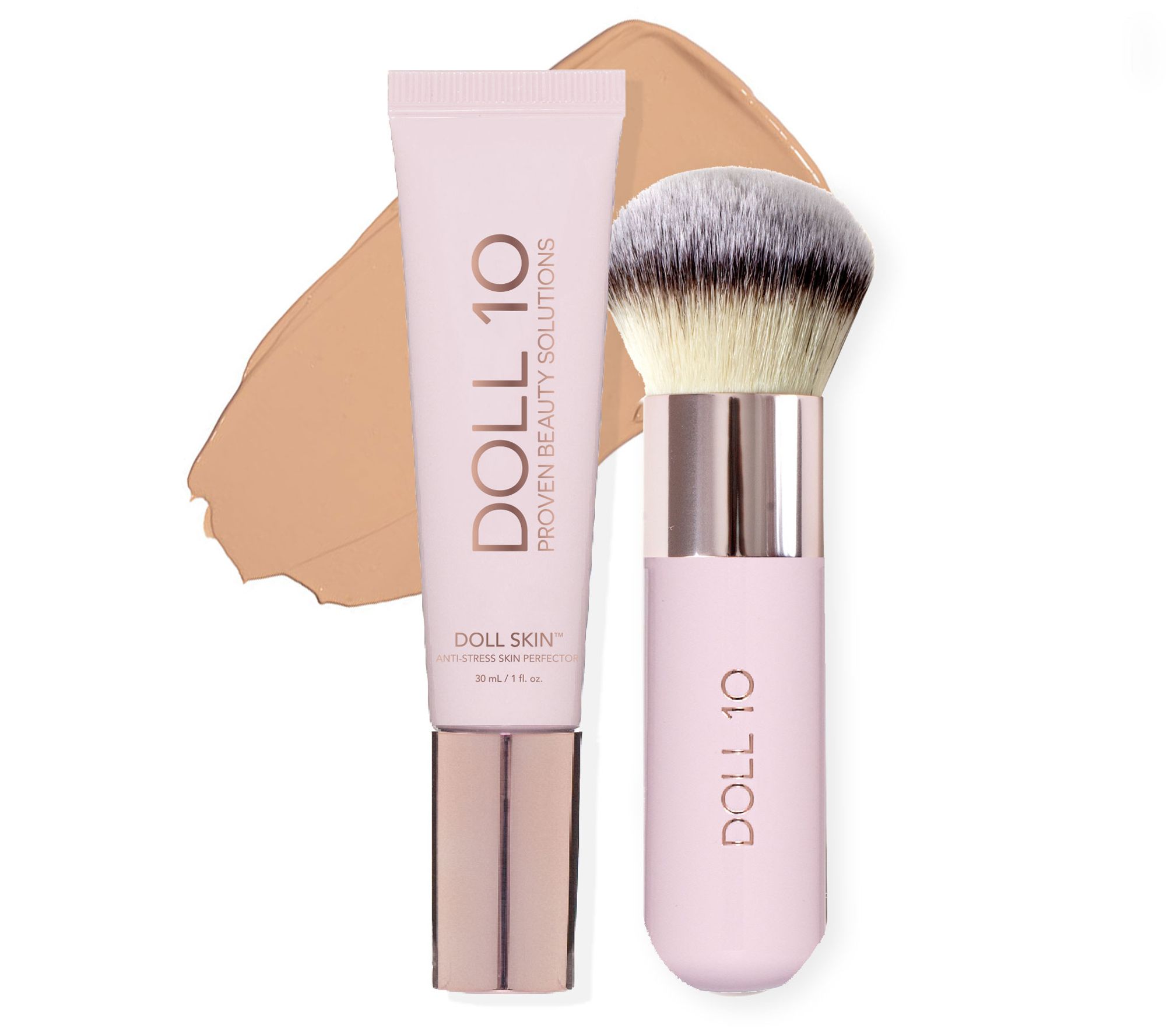 Doll 10 Doll Skin Foundation with Brush
