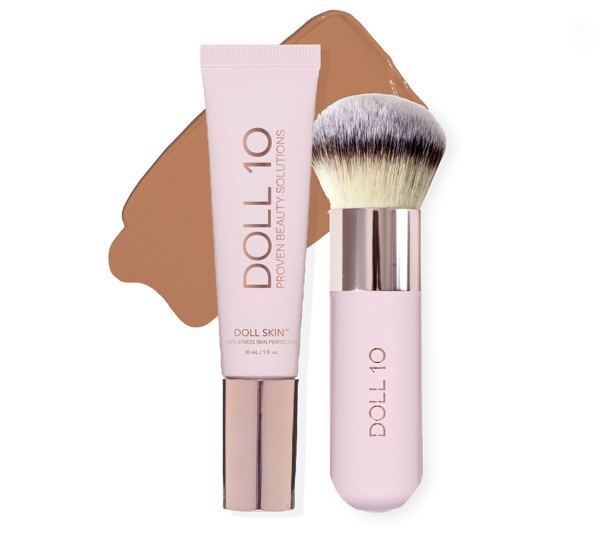 Doll 10 Doll Skin Foundation with Brush