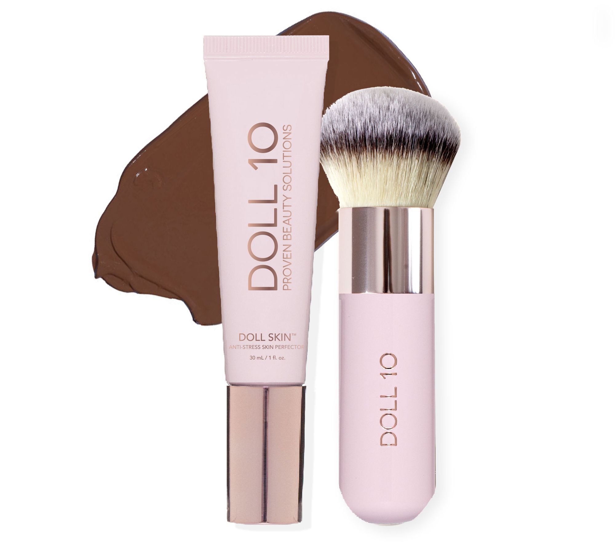 Doll 10 Doll Skin Foundation with Brush