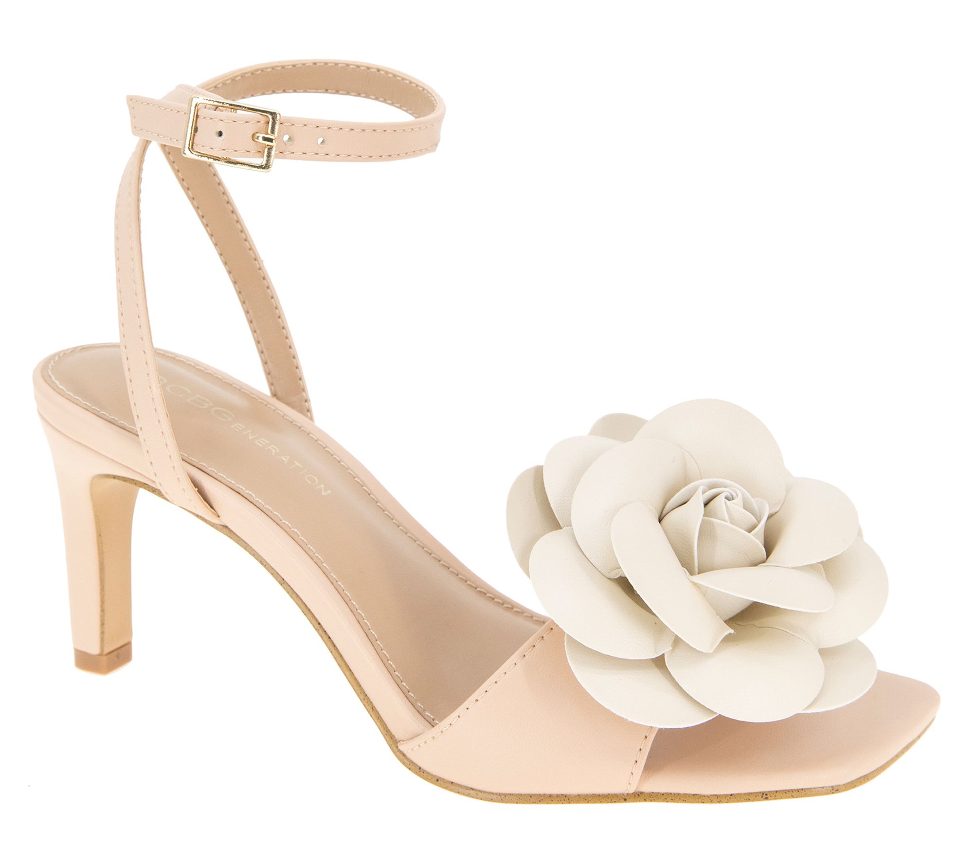 BCBGeneration Toori Floral Heel Dress Sandal