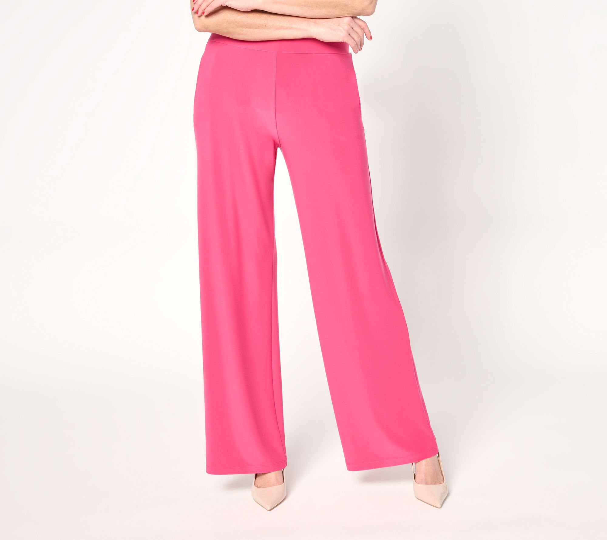 "As Is" "GRAVER Susan Graver Regular LK Luxe Wide Leg Pants