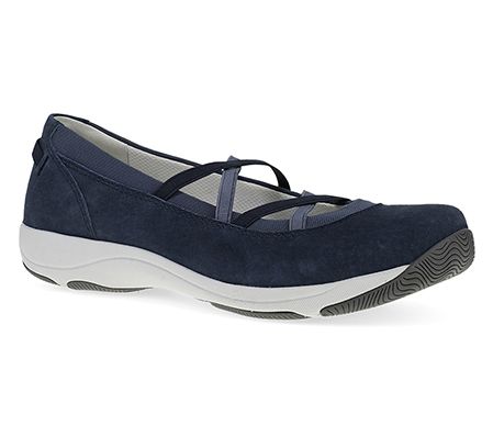 Dansko Harper Navy Suede Mary Jane Sneaker
