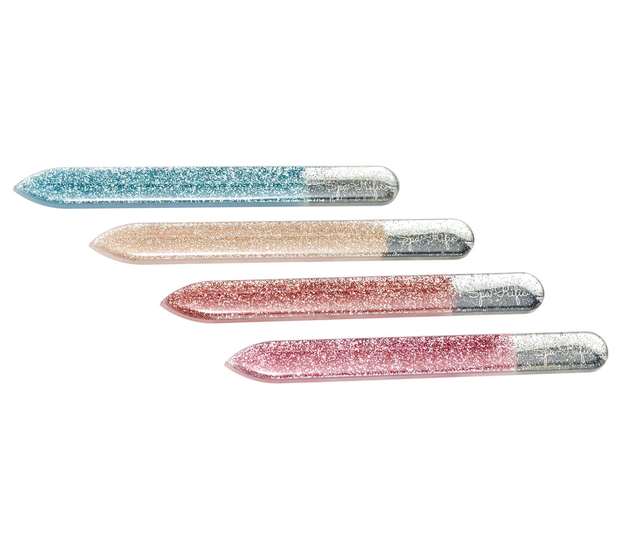 Spa-Rific Nano Laser Etched Manicure Files Set of 4