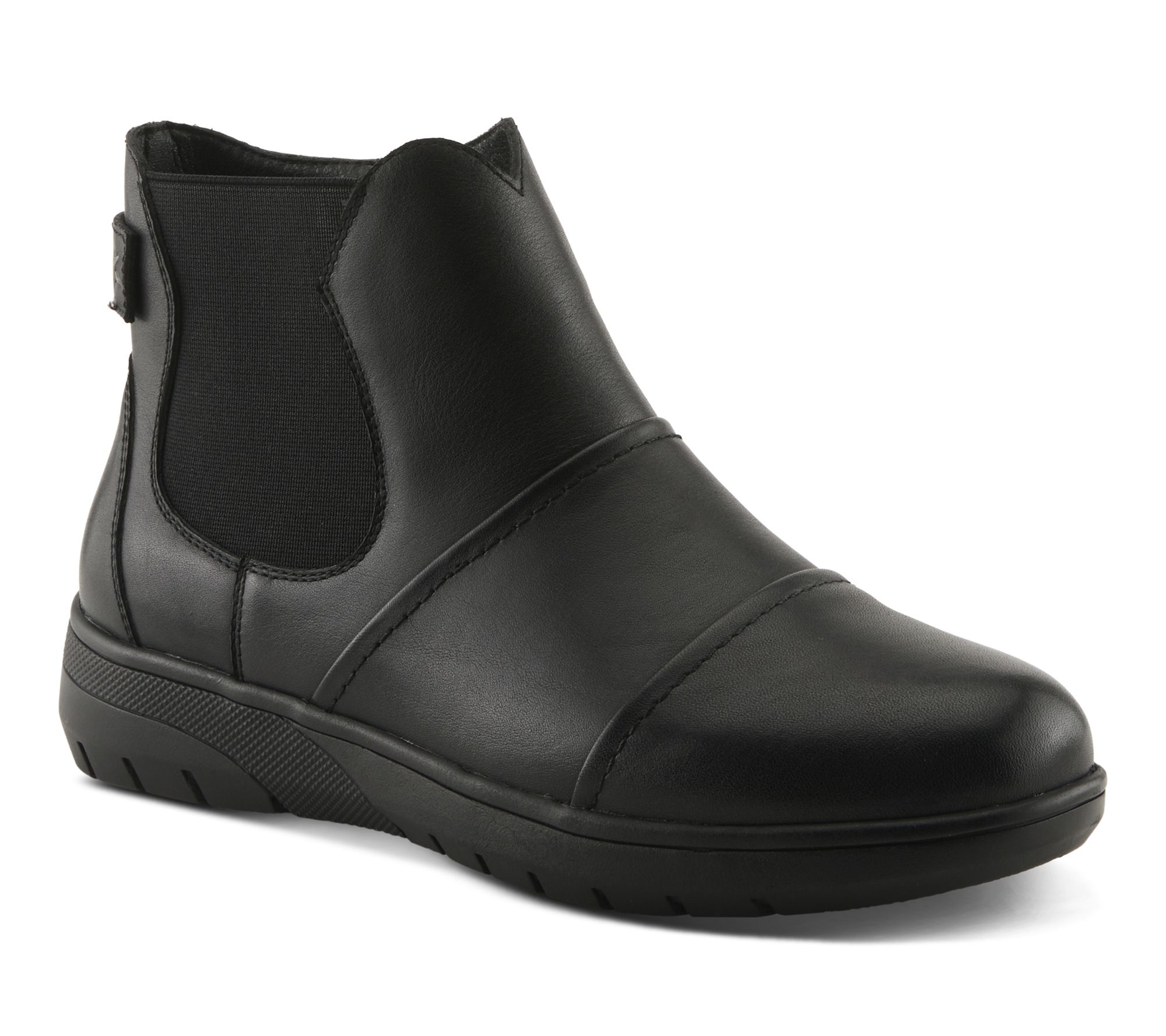 Spring Step Leather Booties - Mula